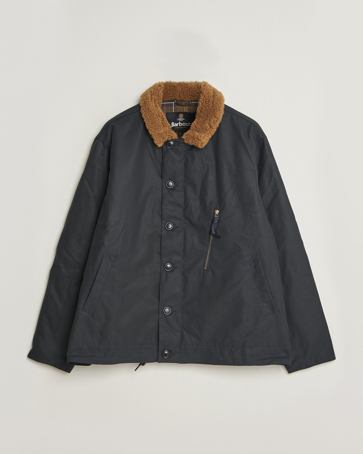Mies | Takit | Barbour Heritage | Macklow Wax Jacket Navy