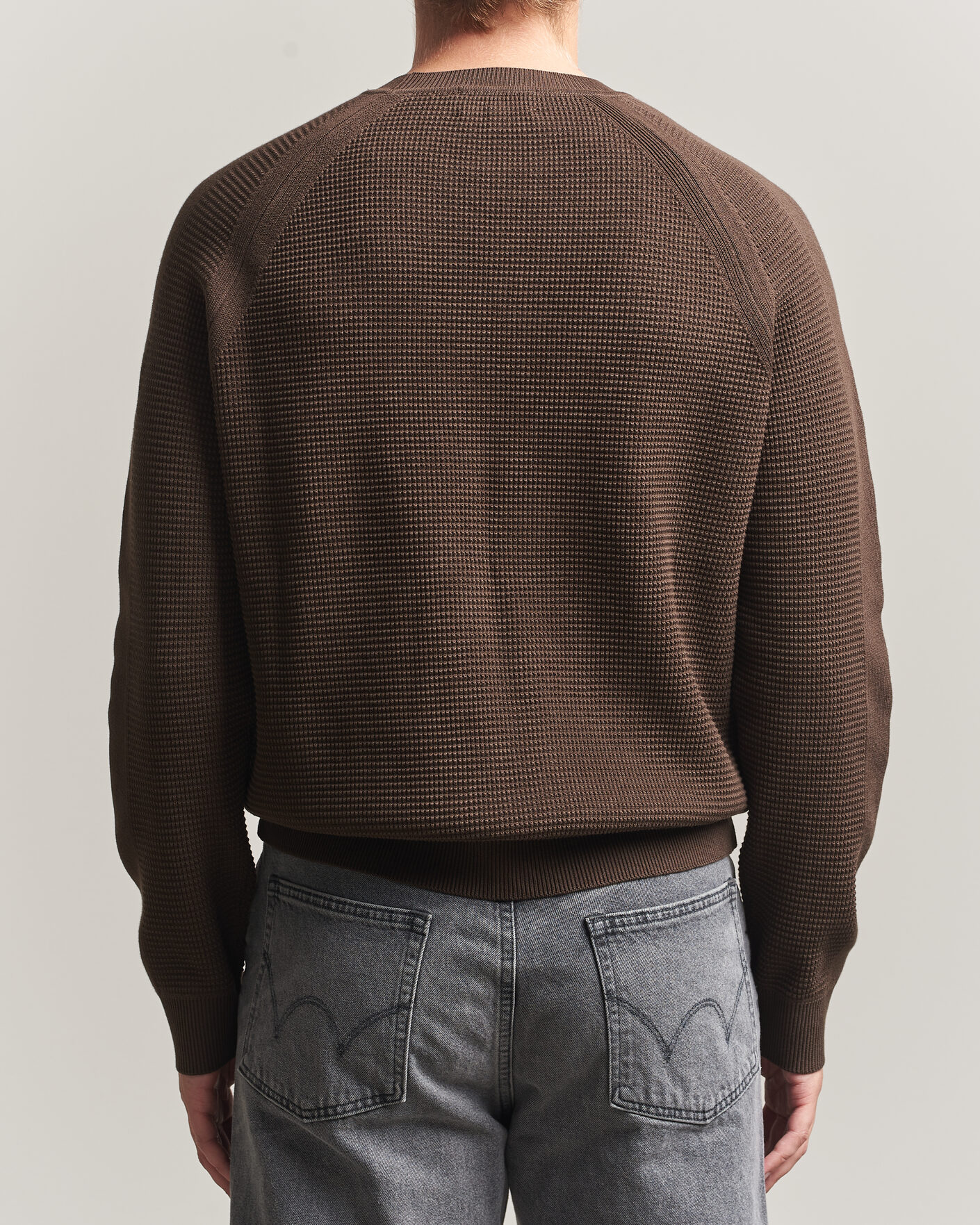 Mies | Puserot | Belstaff | Bradwell Cotton Knitted Crew Neck Army Olive