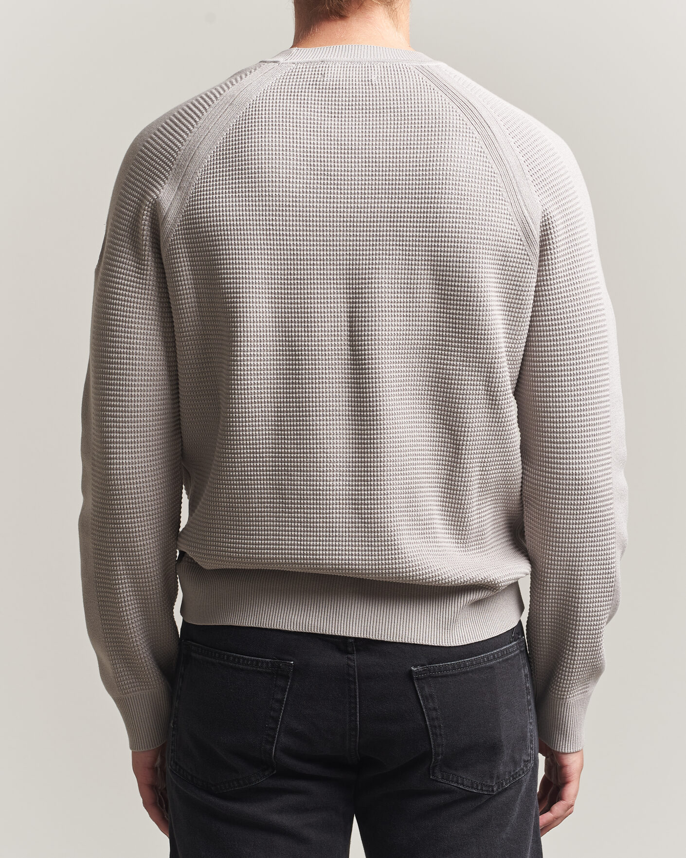 Mies | Puserot | Belstaff | Bradwell Cotton Knitted Crew Neck Concrete