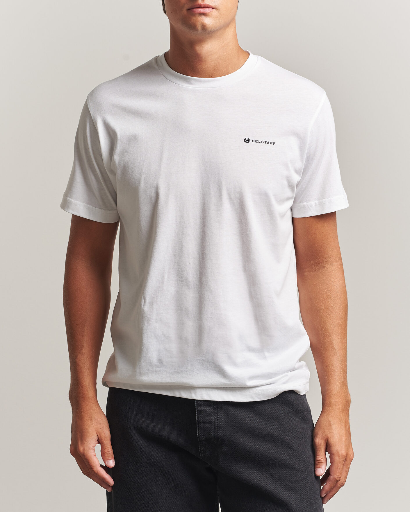 Mies | T-paidat | Belstaff | 3-Pack Crew Neck T-Shirt Black/Dark Ink/White