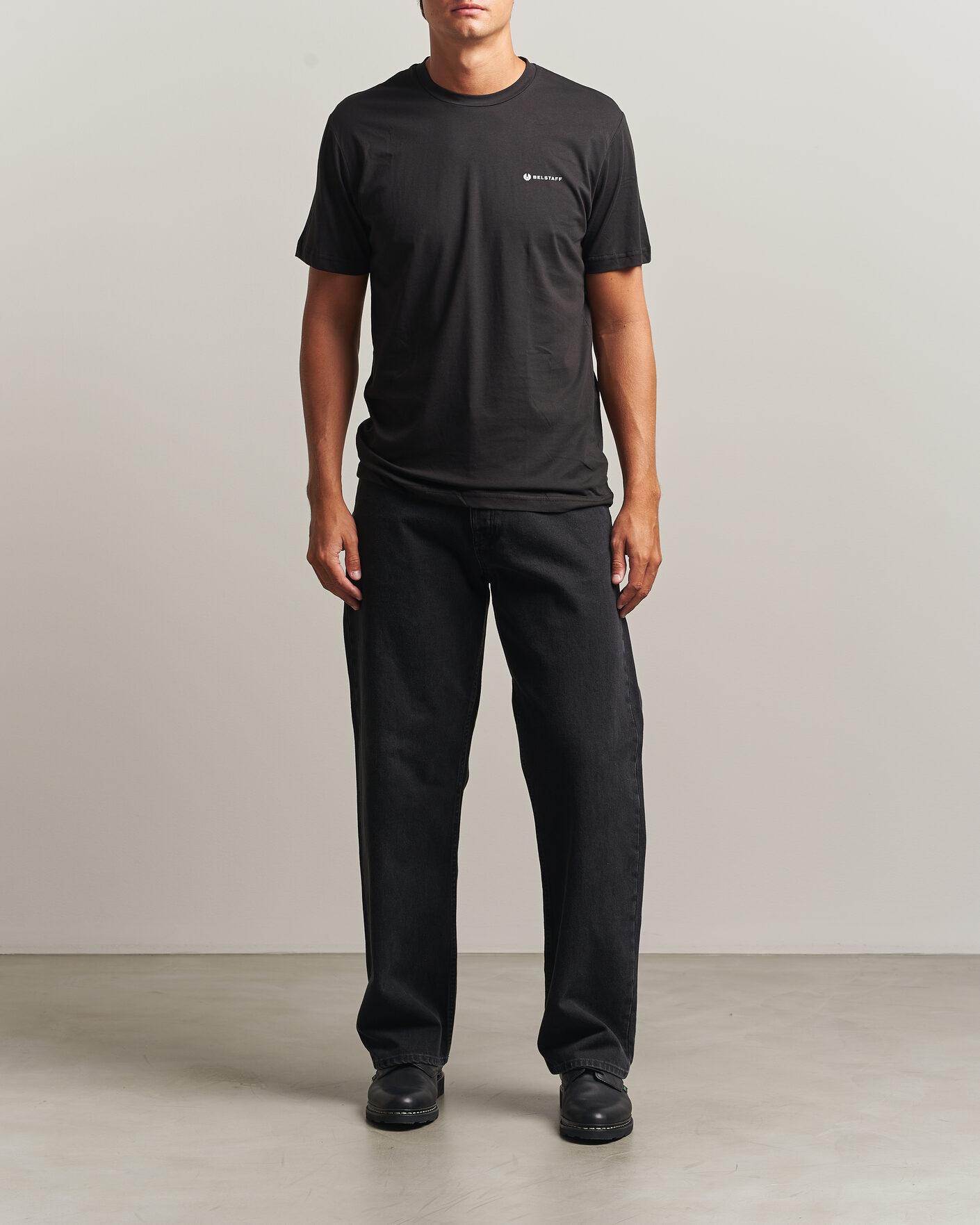 Mies | T-paidat | Belstaff | 3-Pack Crew Neck T-Shirt Black