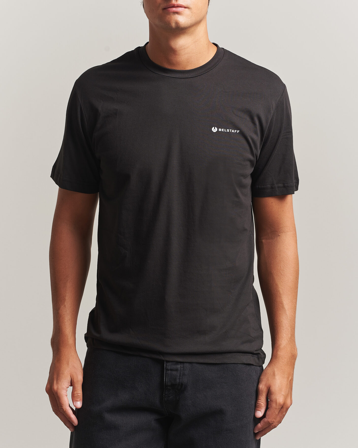 Mies | T-paidat | Belstaff | 3-Pack Crew Neck T-Shirt Black