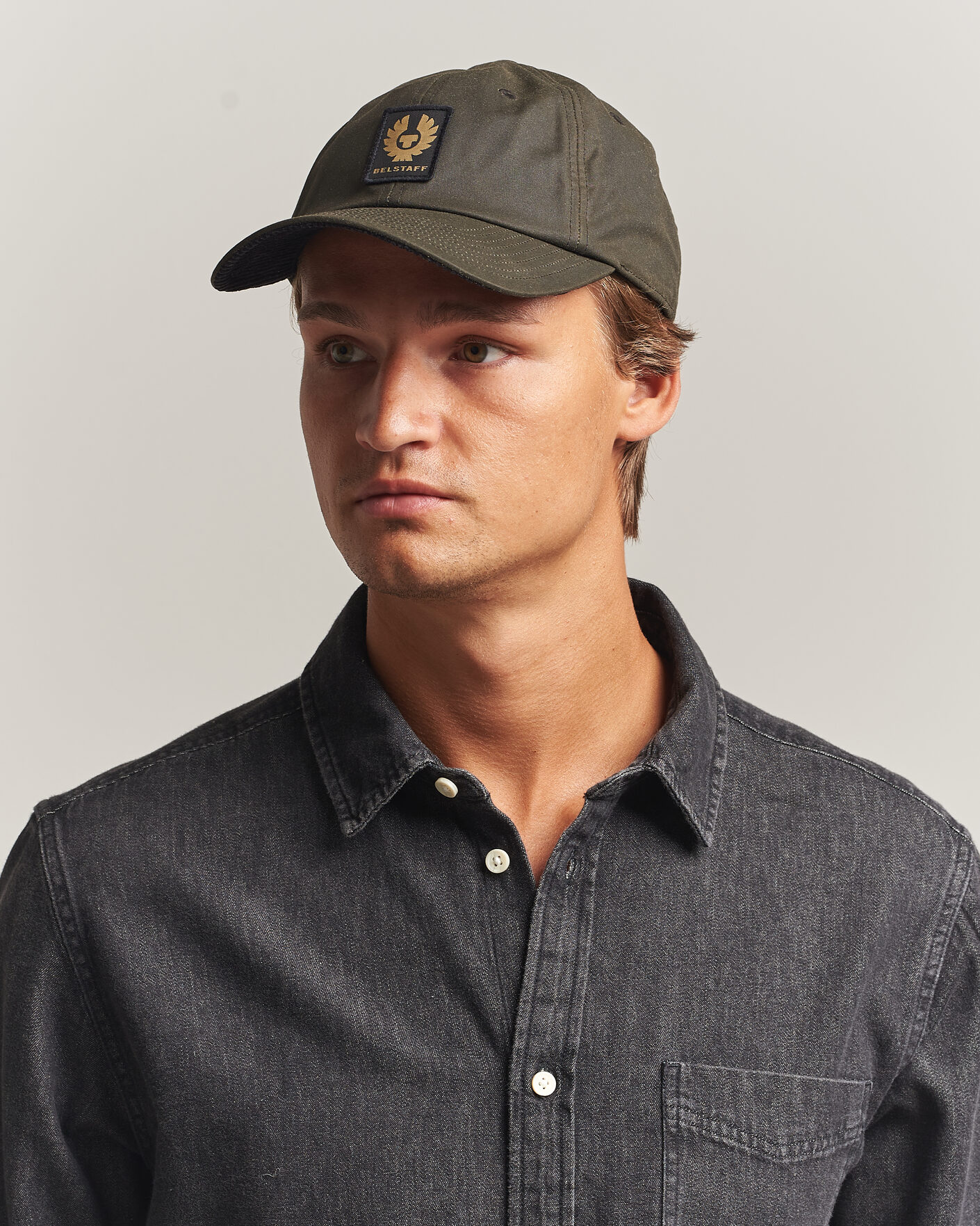 Mies | Päähineet | Belstaff | Phoenix Wax Logo Cap Faded Olive