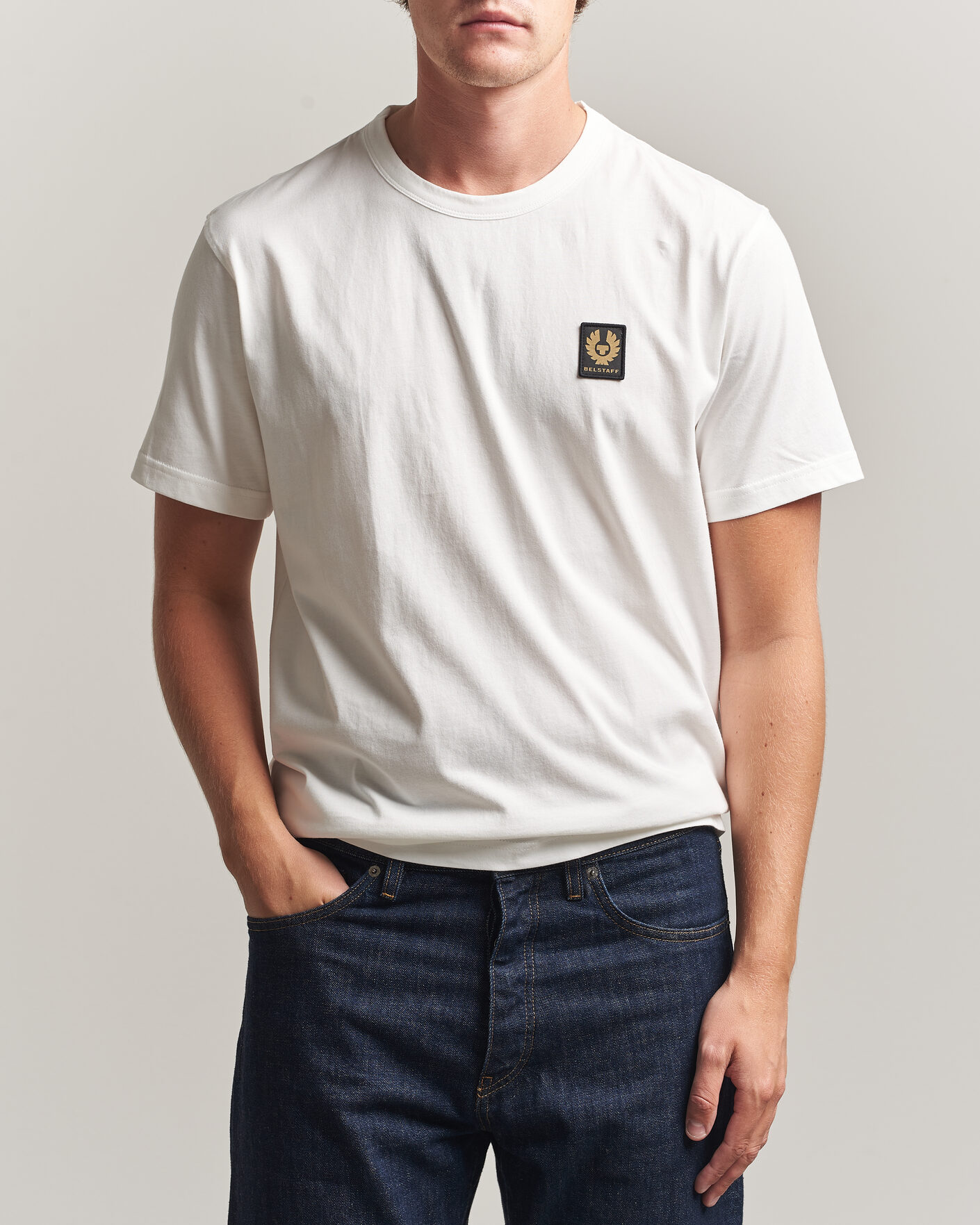 Mies | T-paidat | Belstaff | Signature Crew Neck T-Shirt White