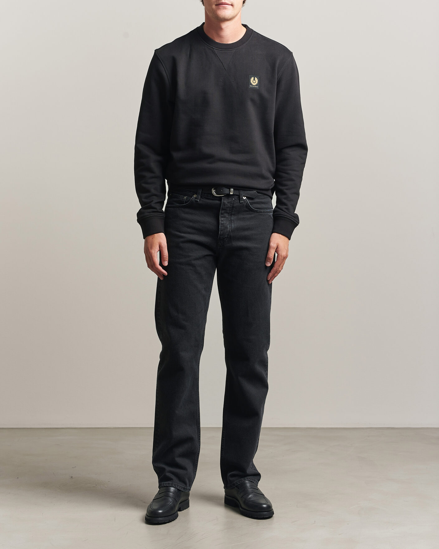 Mies | Puserot | Belstaff | Signature Crew Neck Sweatshirt Black