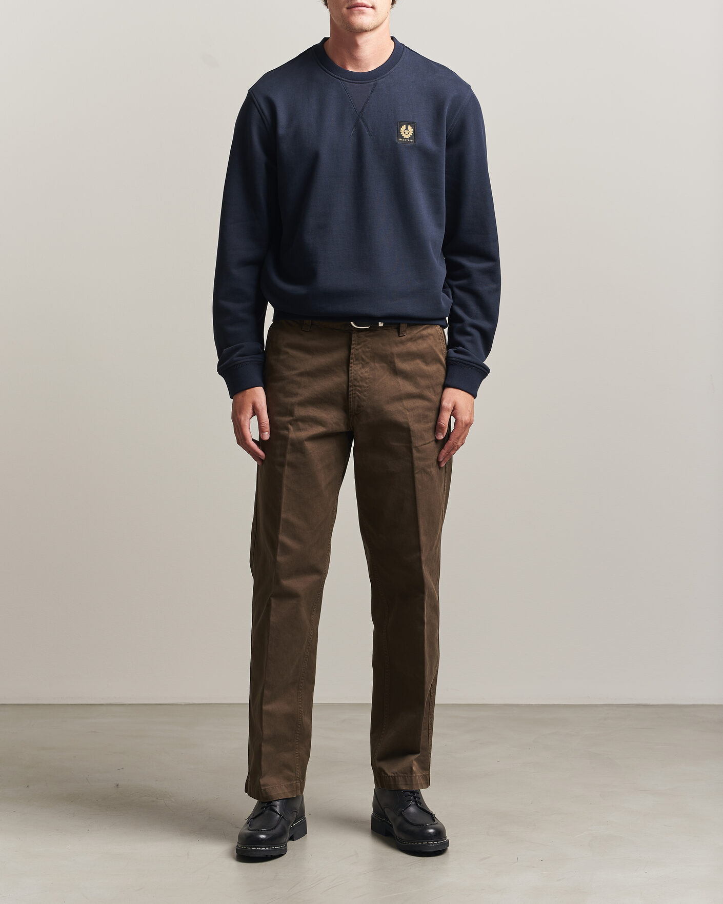 Mies | Puserot | Belstaff | Signature Crew Neck Sweatshirt Dark Ink