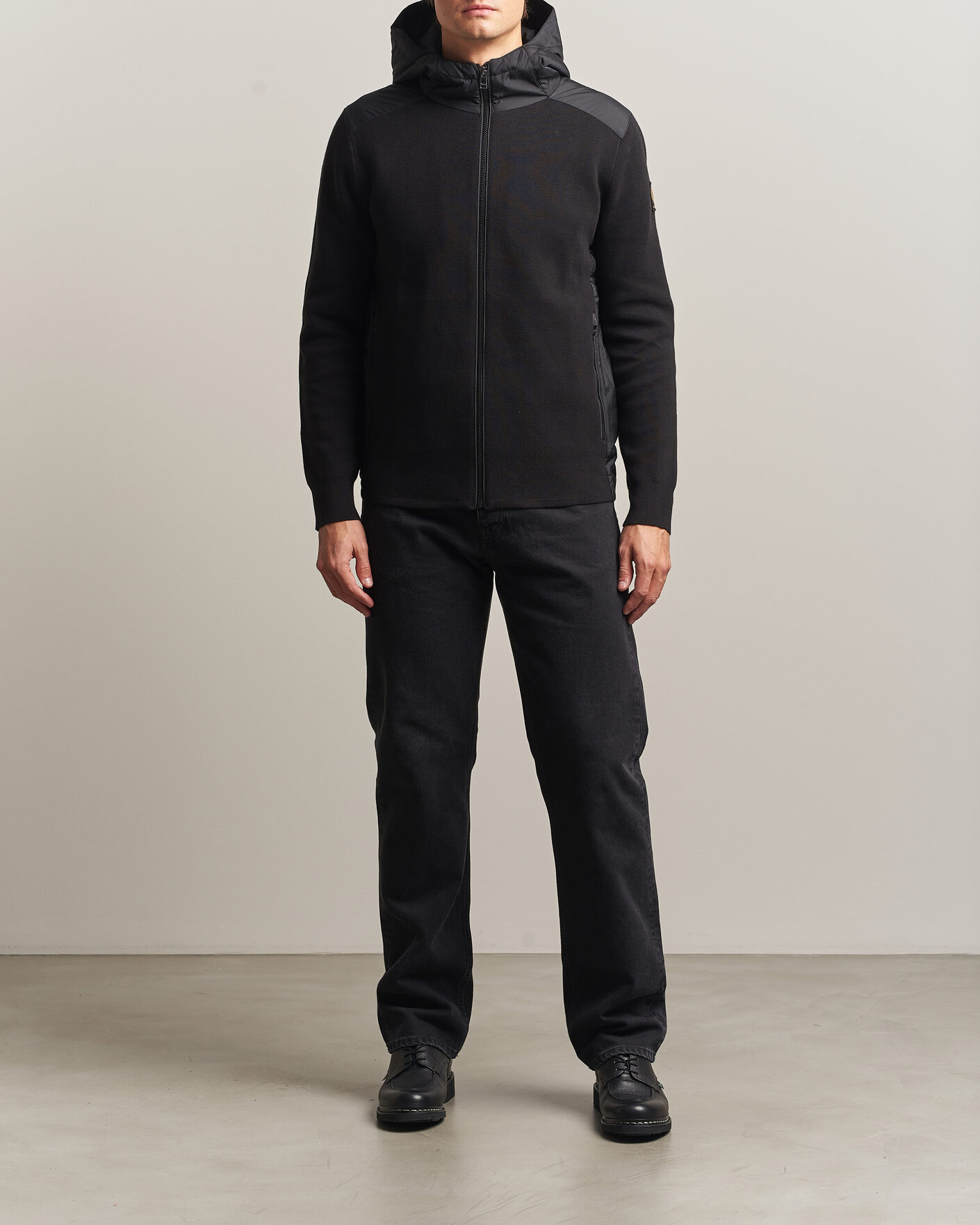 Mies | Takit | Belstaff | Console Hooded Hybrid Jacket Black