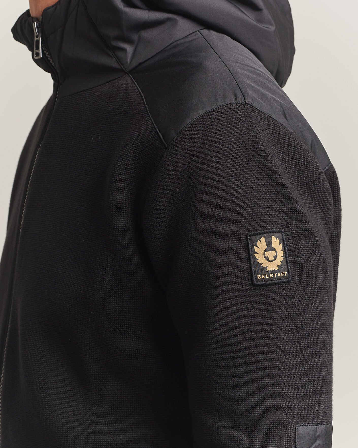 Mies | Takit | Belstaff | Console Hooded Hybrid Jacket Black