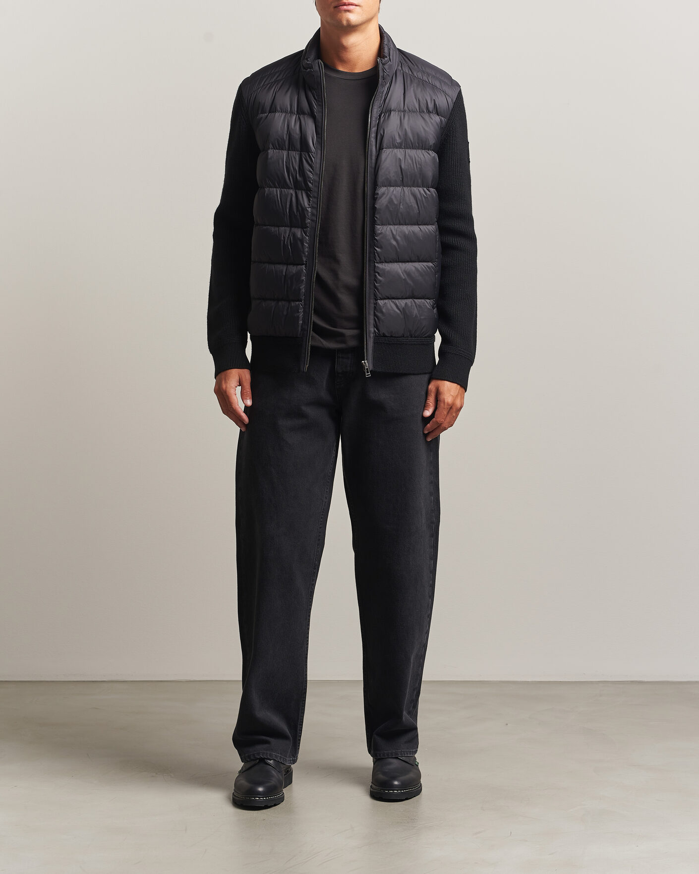 Mies | Takit | Belstaff | Compound Hybrid Jacket Black