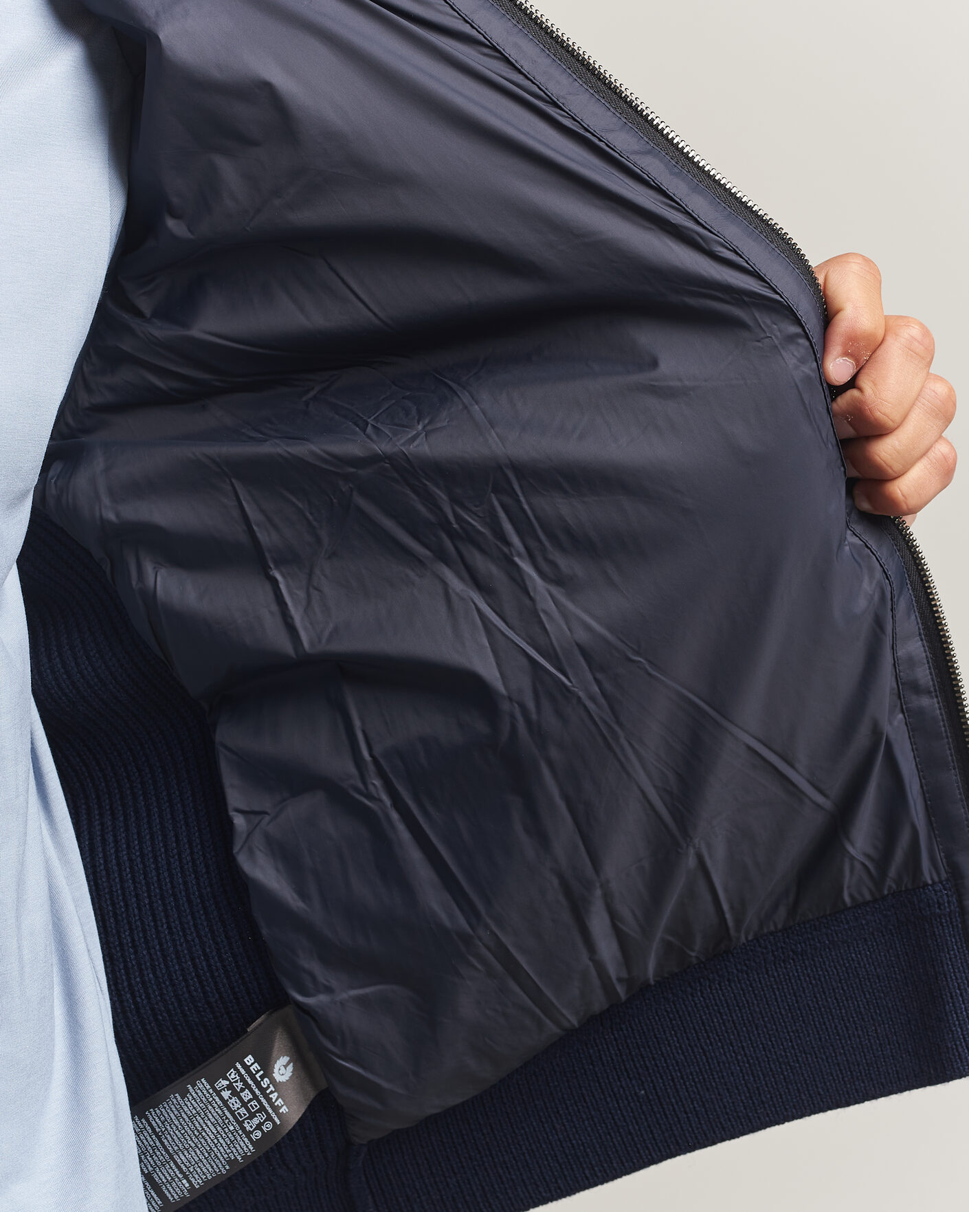 Mies | Takit | Belstaff | Compound Hybrid Jacket Dark Ink