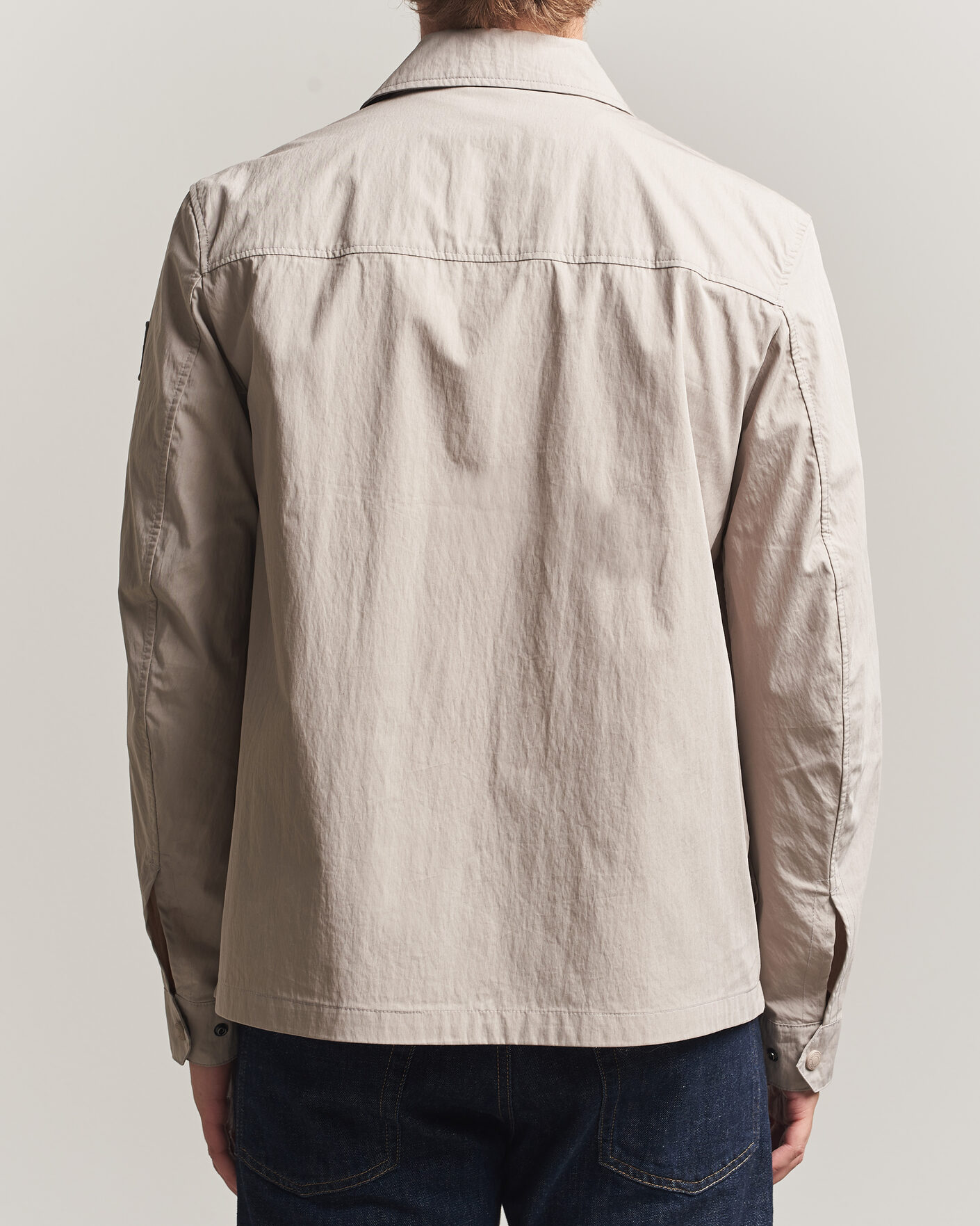 Mies | Kauluspaidat | Belstaff | Cargo Overshirt Concrete
