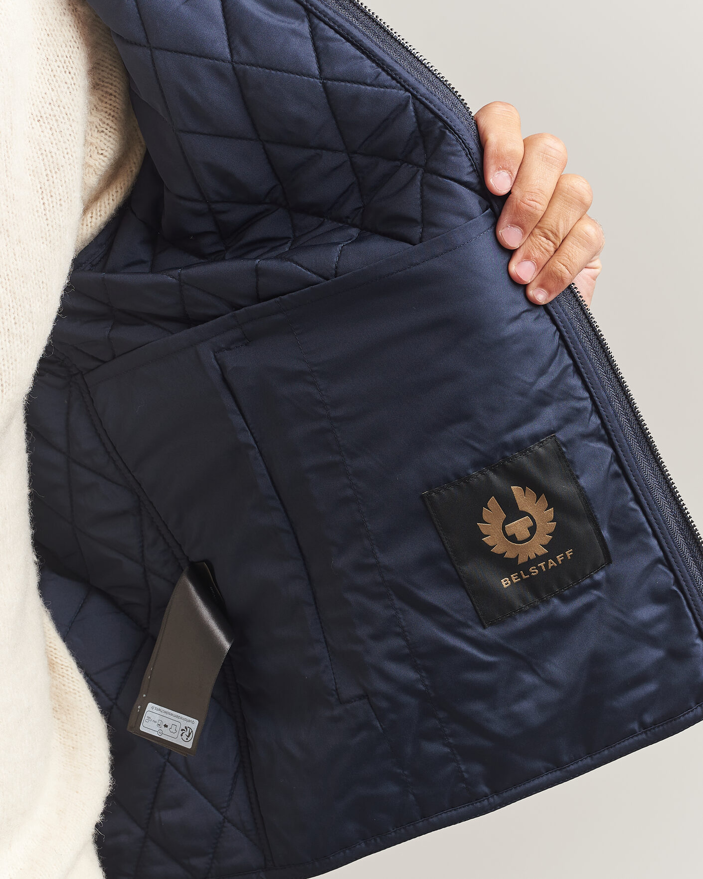 Mies | Takit | Belstaff | Pembroke Quilted Jacket Dark Ink