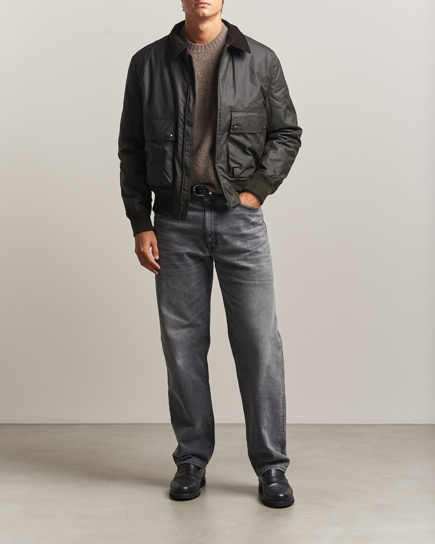 Mies | Takit | Belstaff | Mount Wax Bomber Jacket Faded Olive
