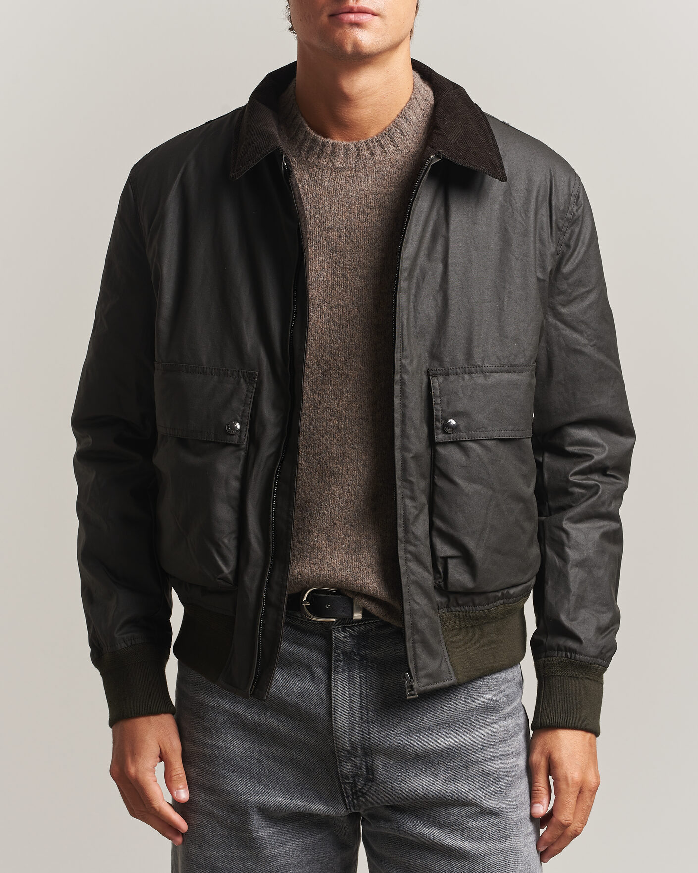 Mies | Takit | Belstaff | Mount Wax Bomber Jacket Faded Olive