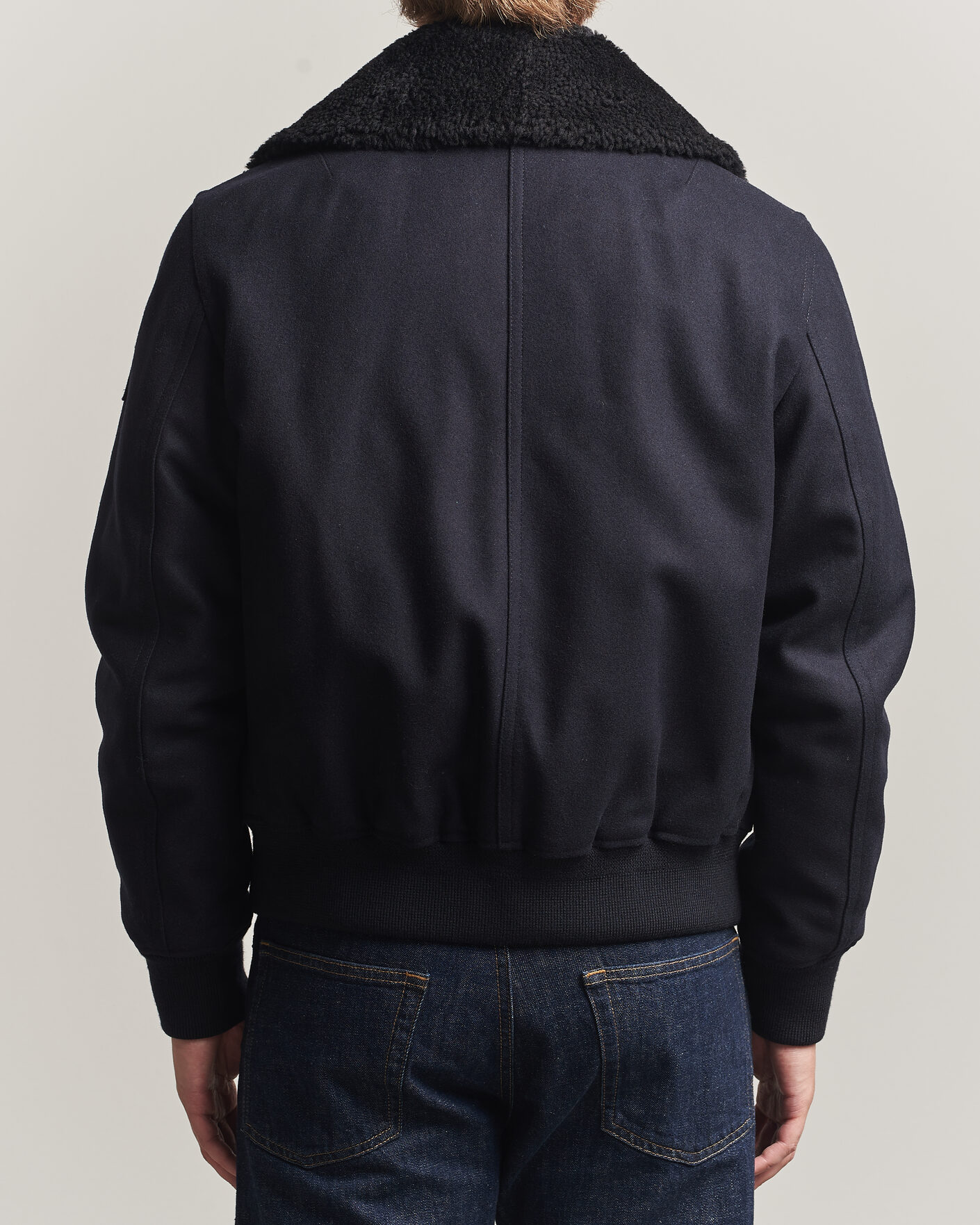 Mies | Takit | Belstaff | Welder Wool Bomber Jacket Dark Ink