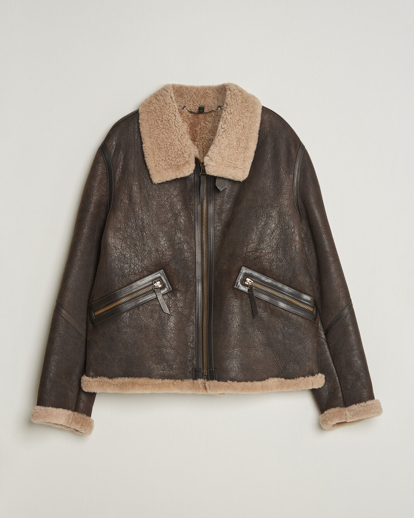 Mies | Takit | Belstaff | Winterbrook Shearling Jacket Dark Brown