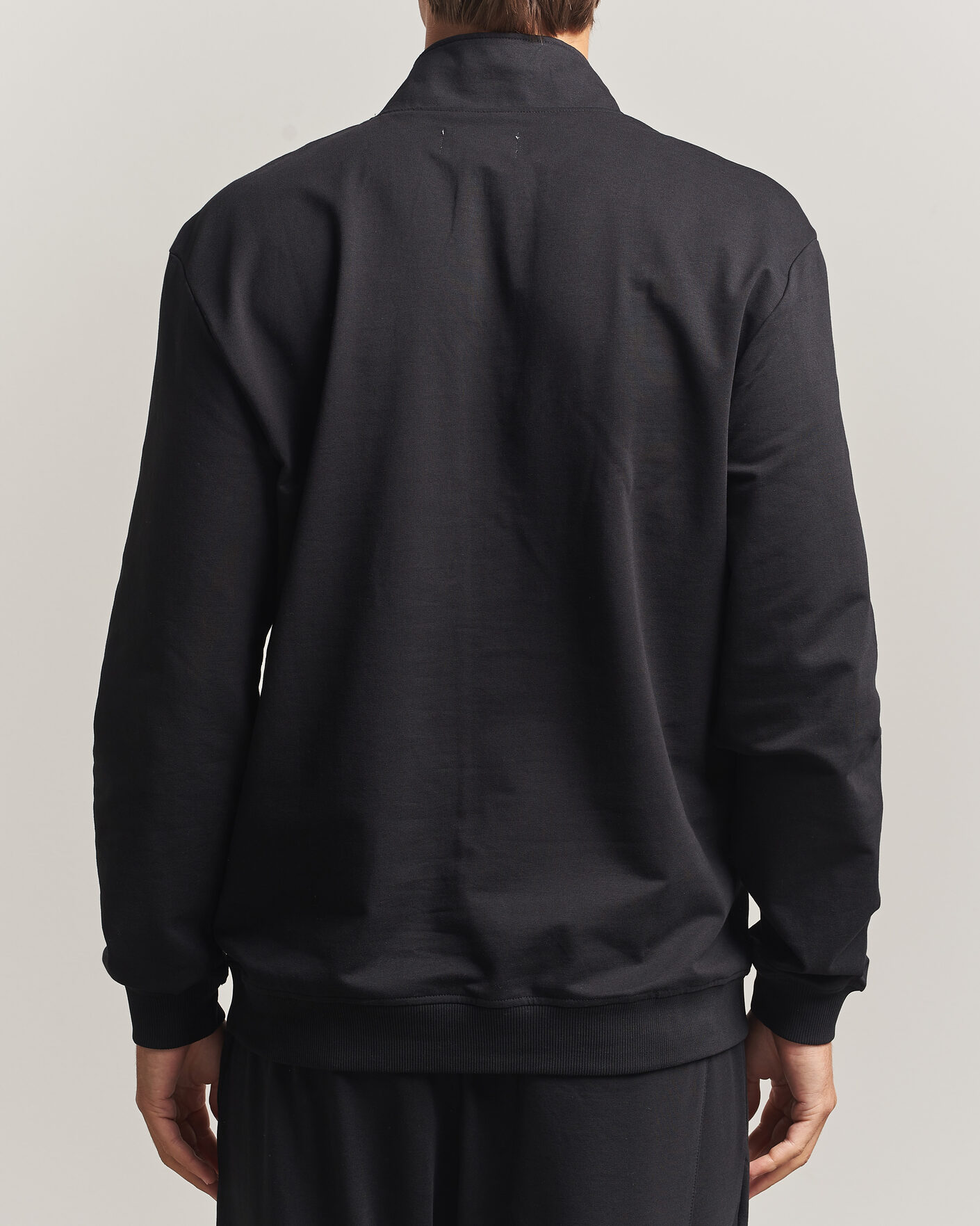 Mies | Puserot | Bread & Boxers | Loungewear Half Zip Black