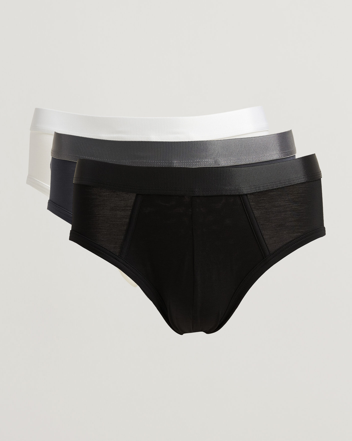 Mies | Alusvaatteet | CDLP | 3-Pack Y-Brief Warm Charcoal/Black/White
