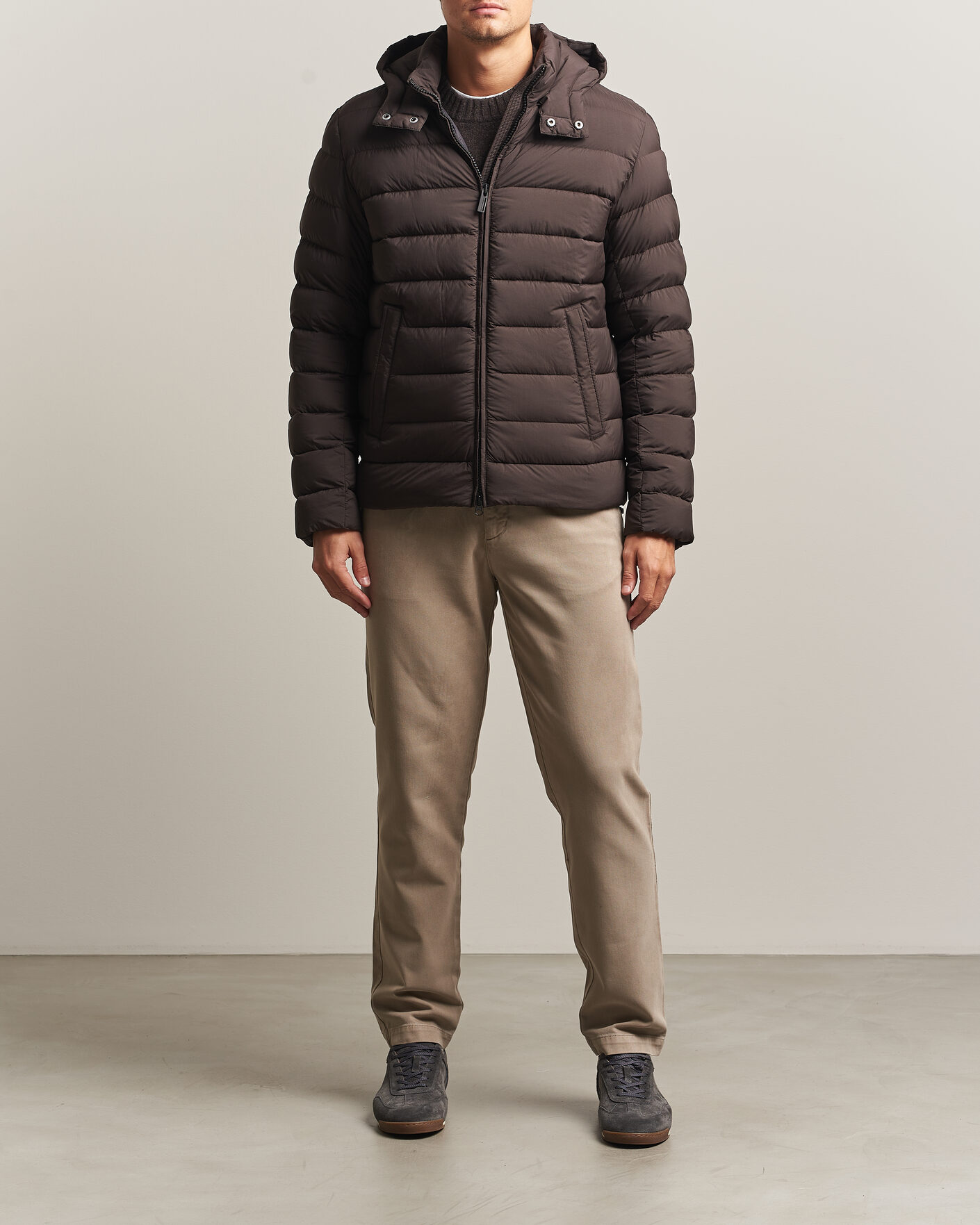 Mies | Takit | Colmar | Quilted Down Jacket Black Coffee