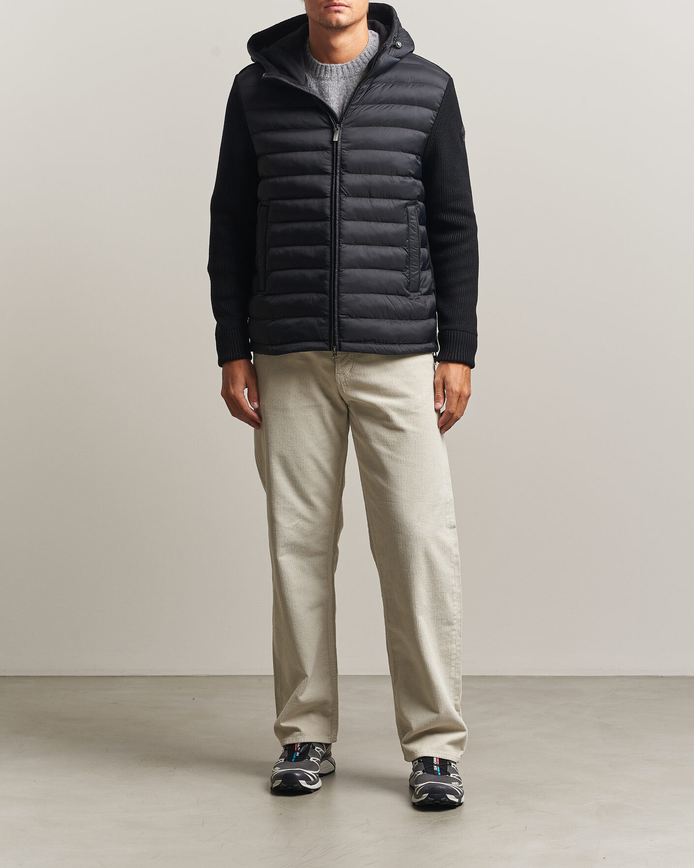 Mies | Takit | Colmar | Hybrid Hood Jacket Black