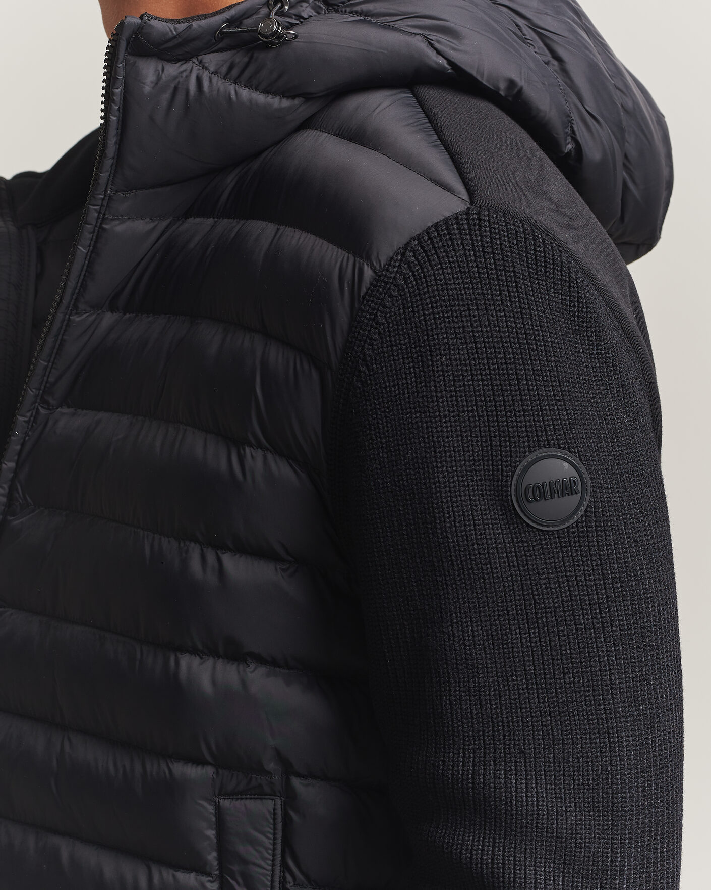 Mies | Takit | Colmar | Hybrid Hood Jacket Black
