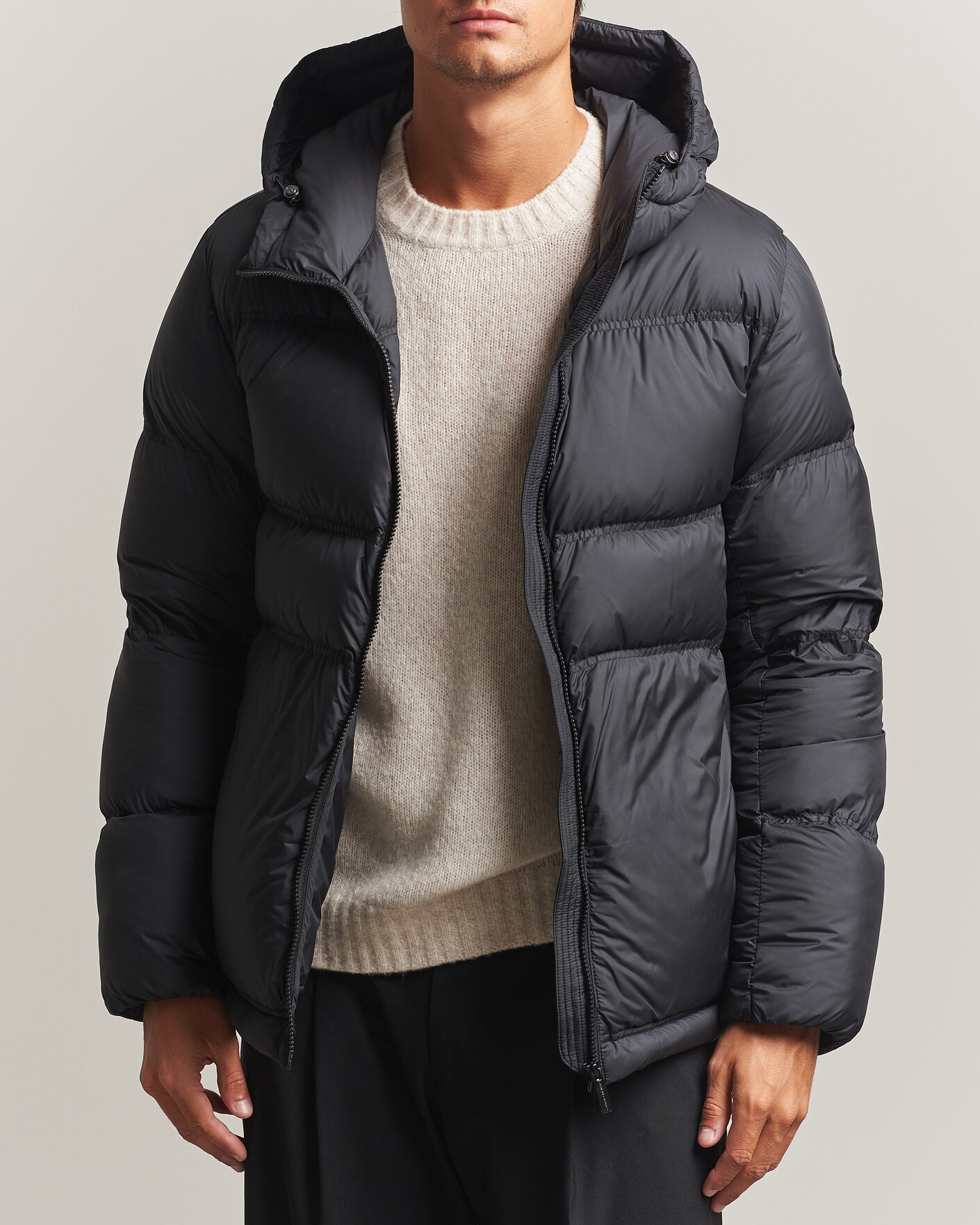Mies | Takit | Colmar | Hood Down Jacket Black