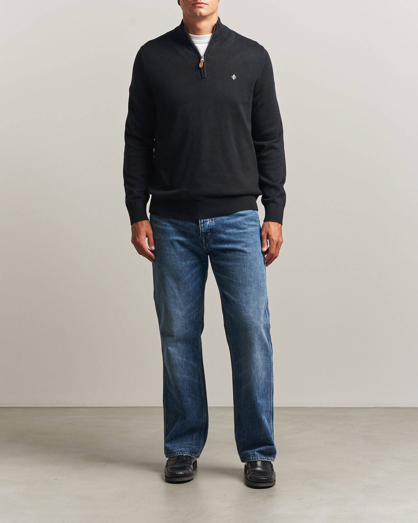 Mies | Puserot | Morris | Darmon Half Zip Black