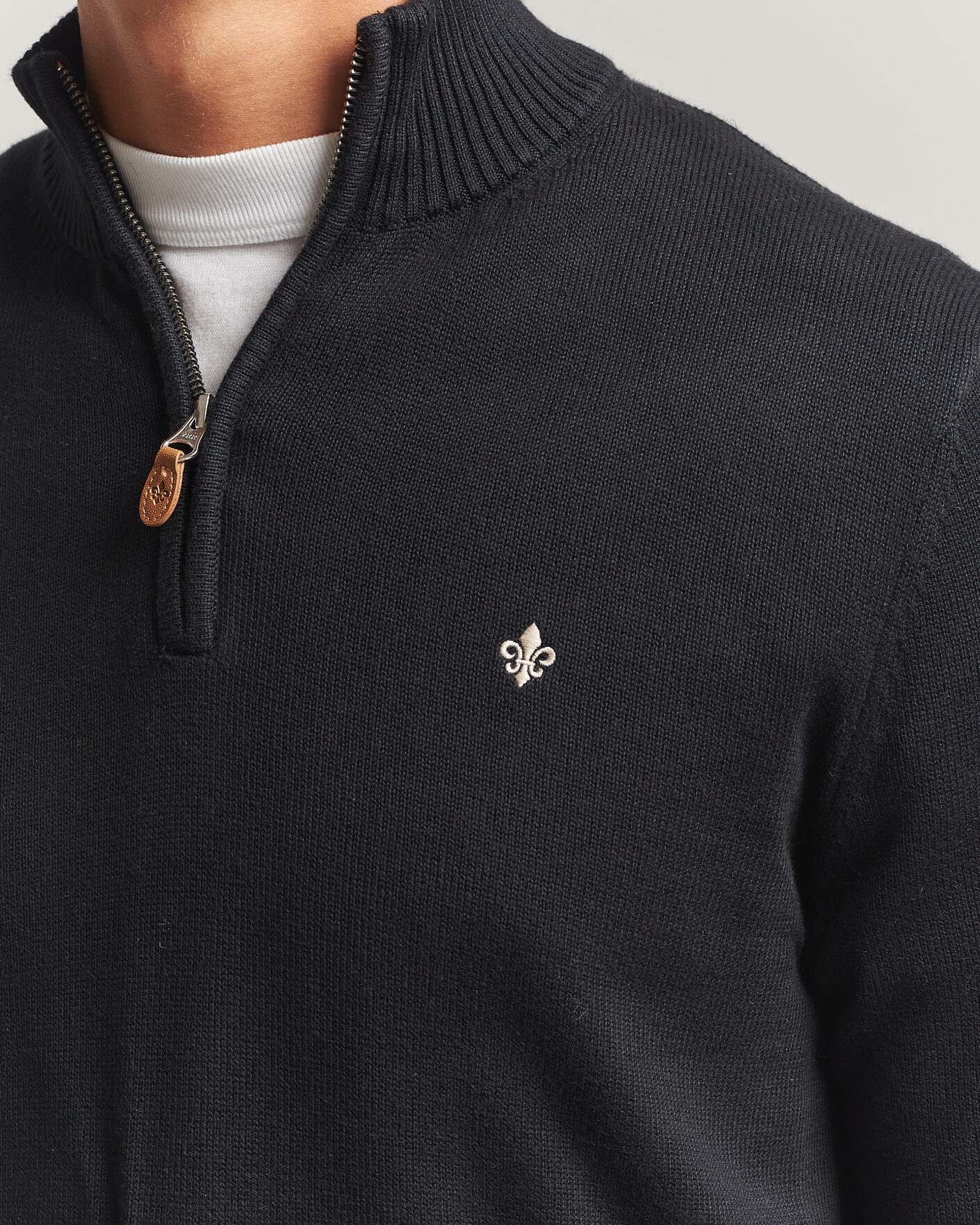 Mies | Puserot | Morris | Darmon Half Zip Black