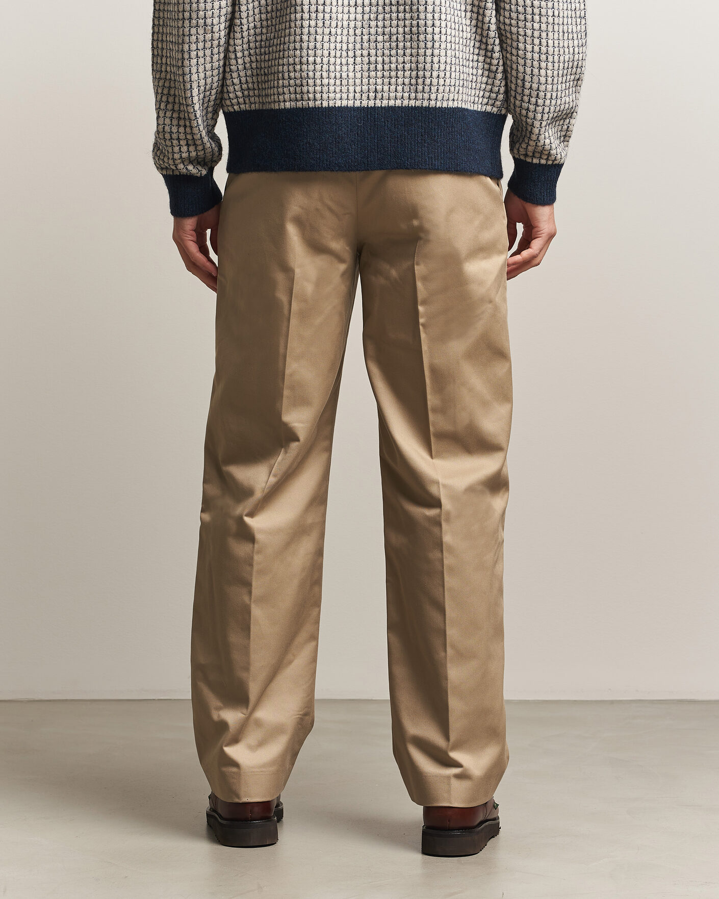 Mies | Housut | Drôle de Monsieur | Gabardine Pleated Trousers Beige