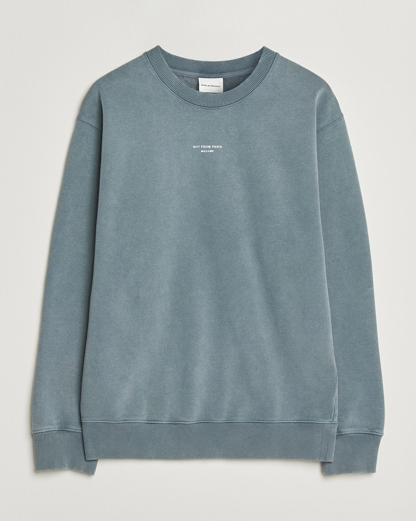 Mies | Puserot | Drôle de Monsieur | Classic Slogan Sweatshirt Dark Grey