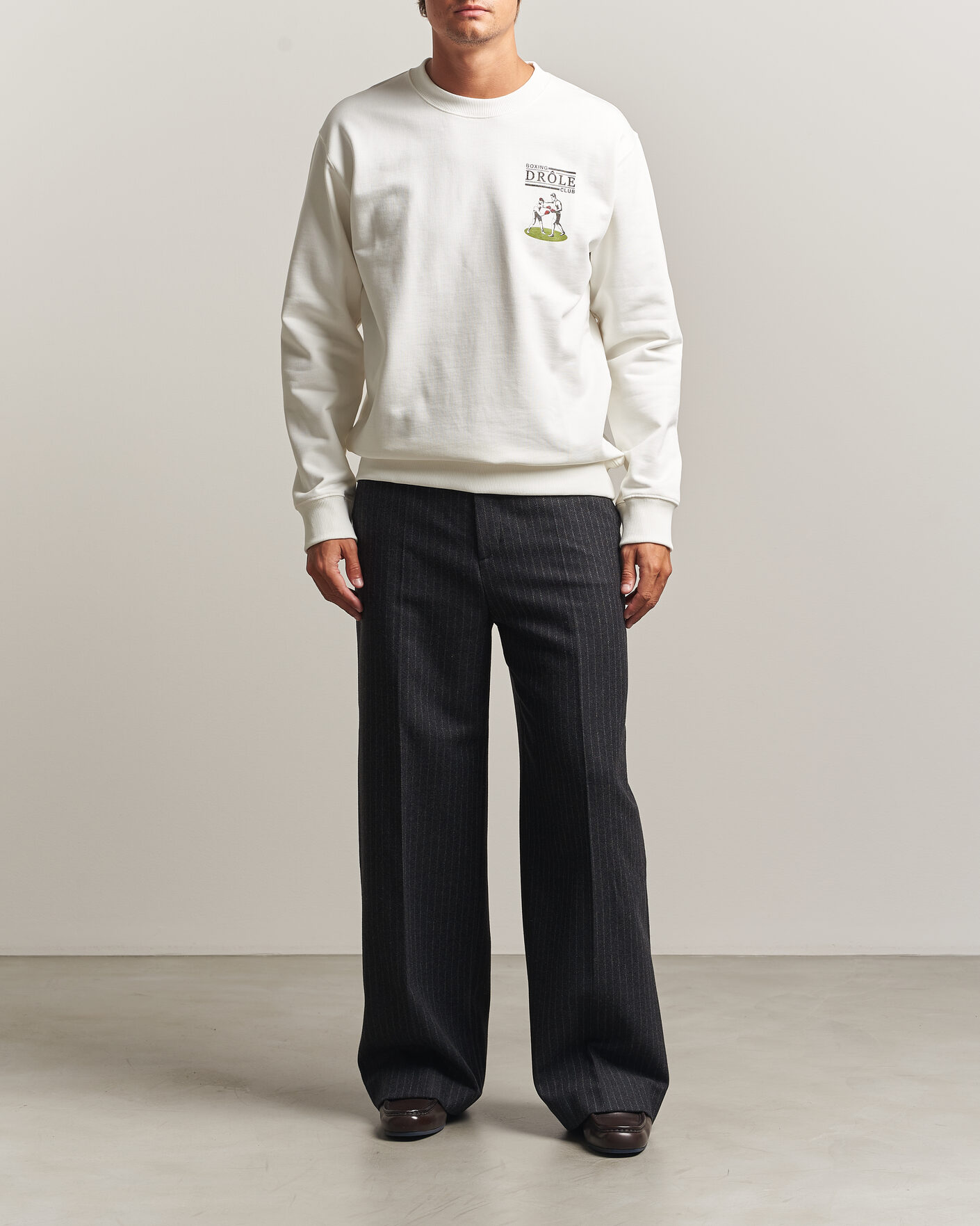 Mies | Puserot | Drôle de Monsieur | Boxers Sweatshirt Off White