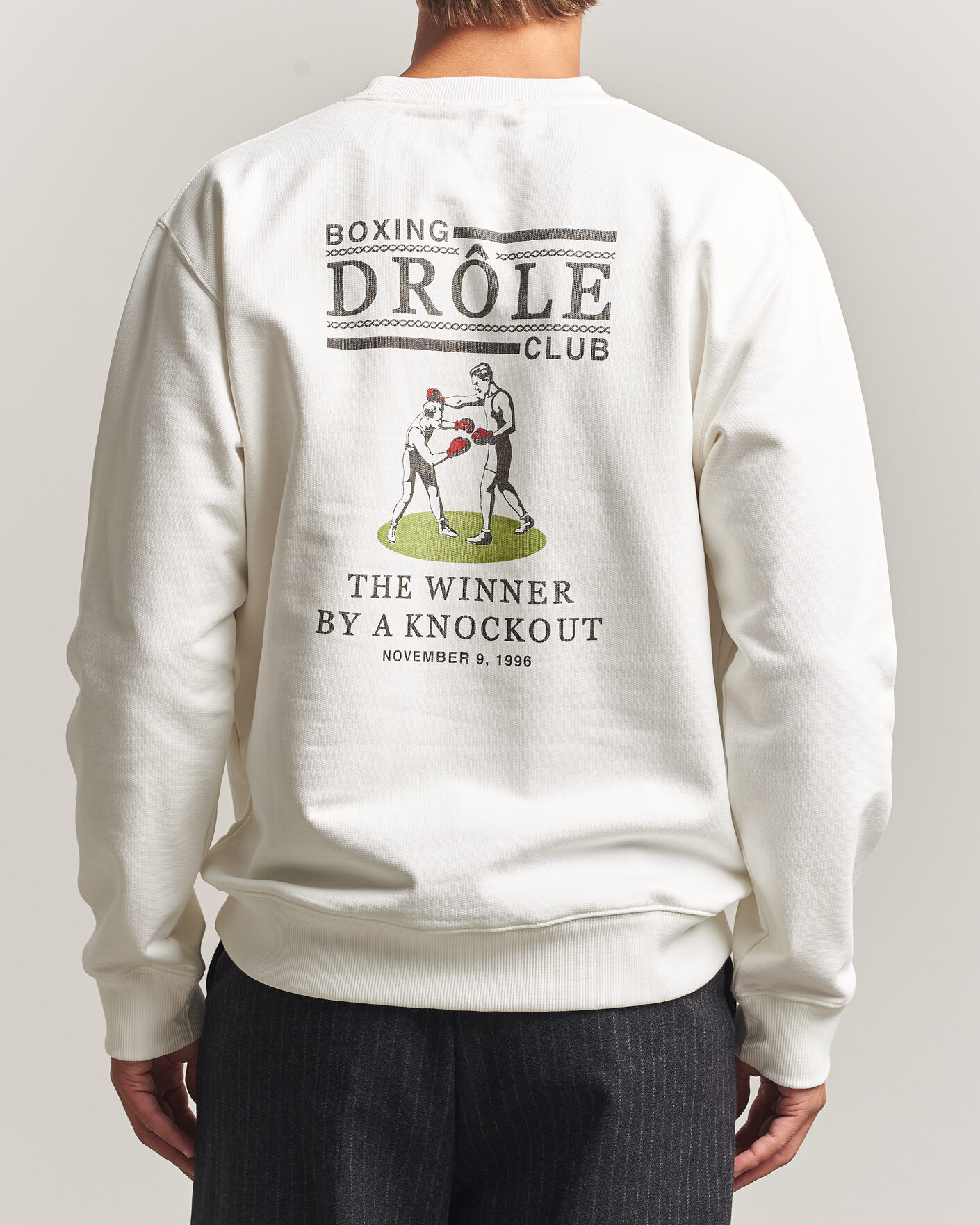 Mies | Puserot | Drôle de Monsieur | Boxers Sweatshirt Off White