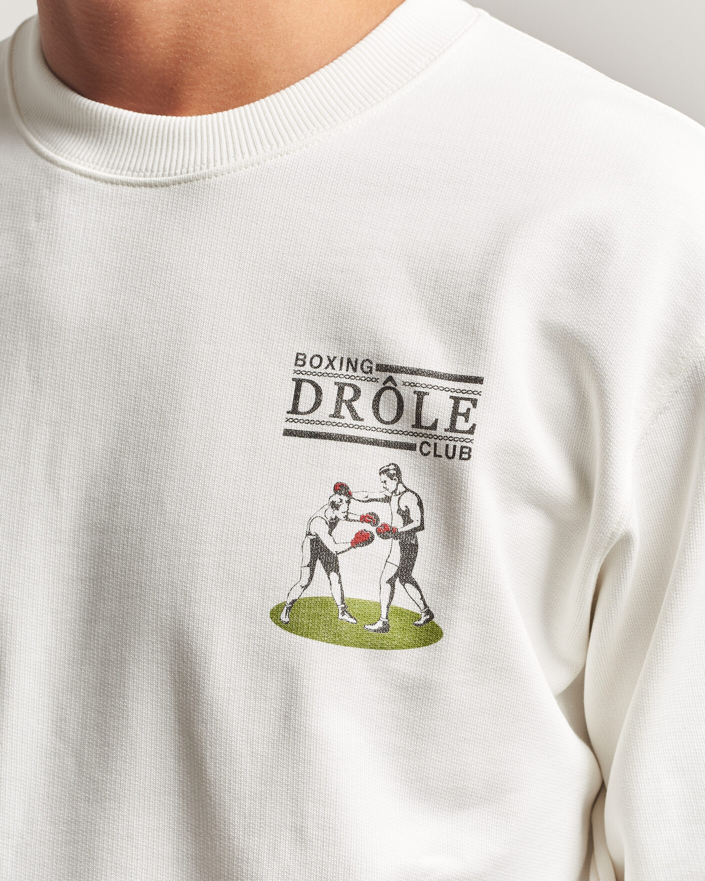 Mies | Puserot | Drôle de Monsieur | Boxers Sweatshirt Off White