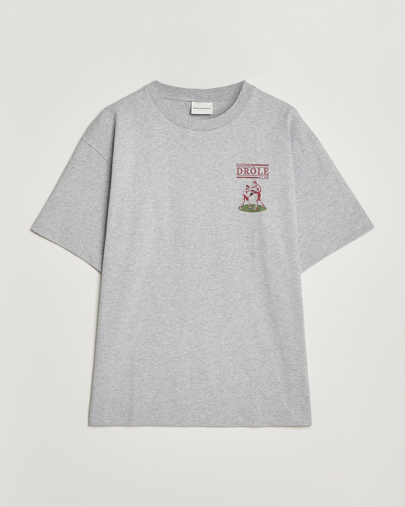 Mies | T-paidat | Drôle de Monsieur | Boxers T-Shirt Grey Melange