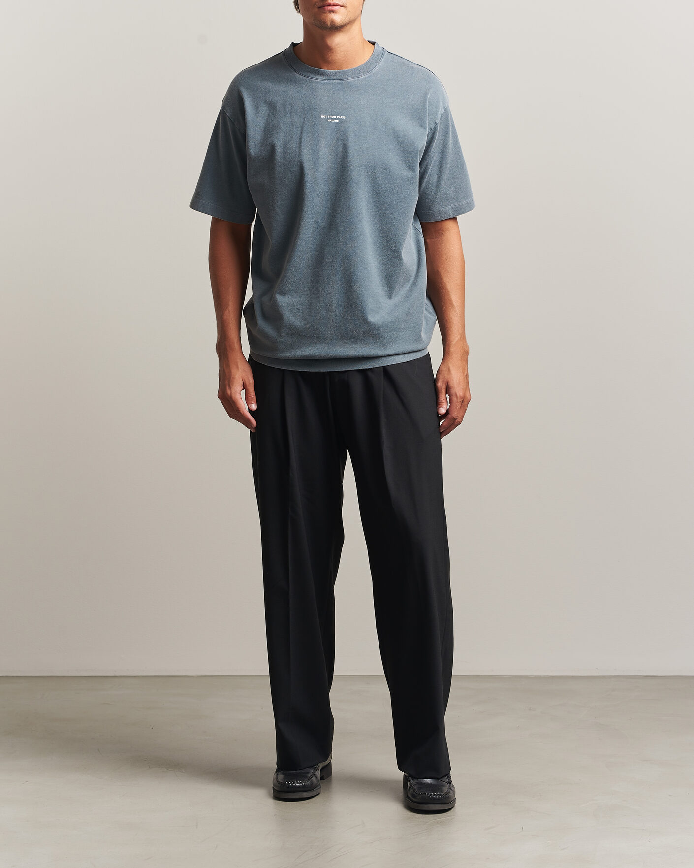 Mies | T-paidat | Drôle de Monsieur | Classic Slogan T-Shirt Dark Grey