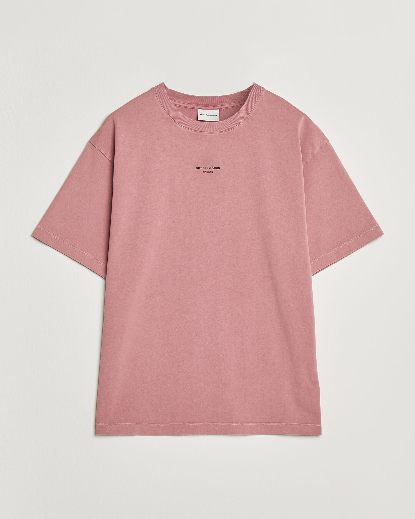 Mies | T-paidat | Drôle de Monsieur | Classic Slogan T-Shirt Dark Pink
