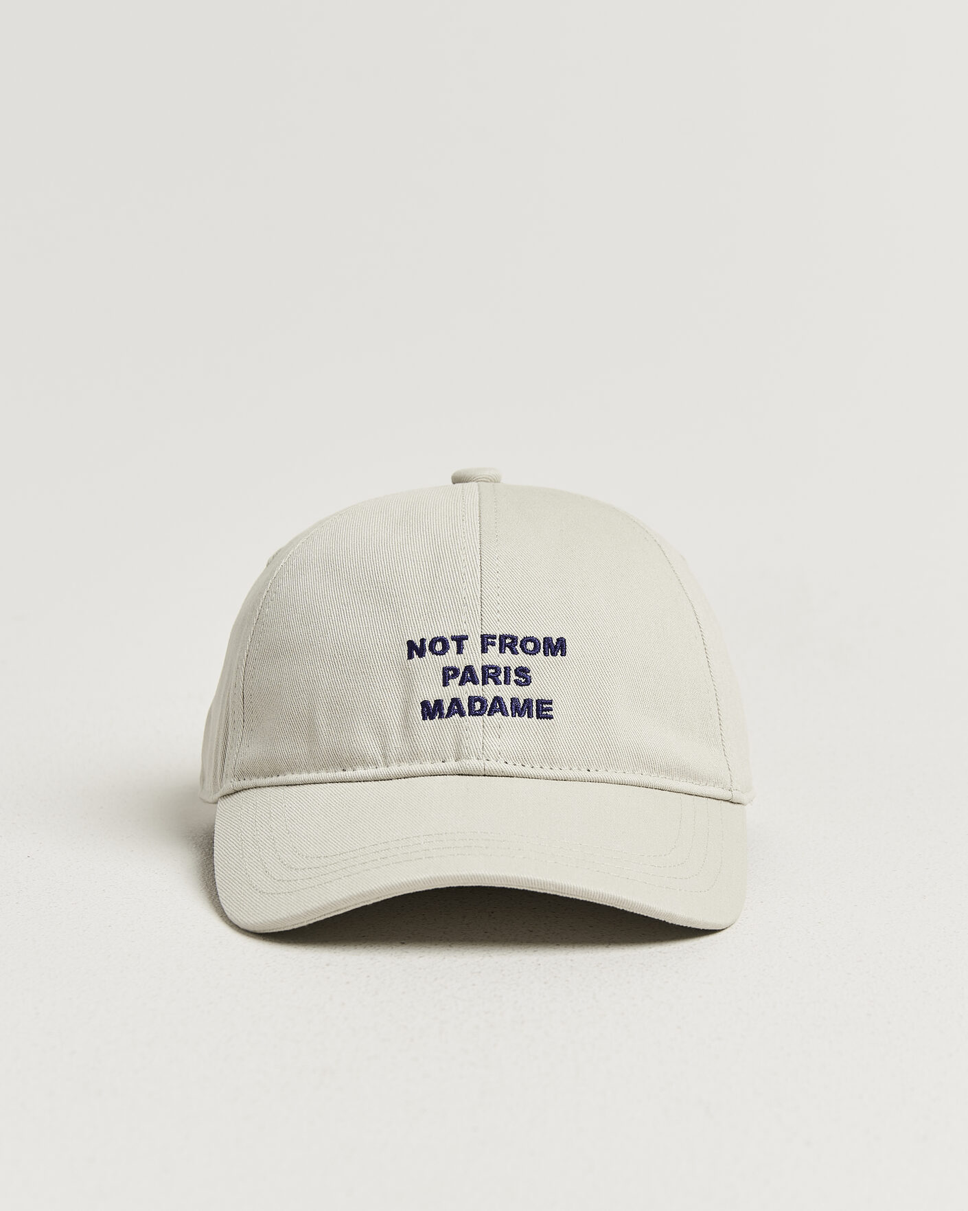 Mies | Päähineet | Drôle de Monsieur | Slogan Baseball Cap Grey