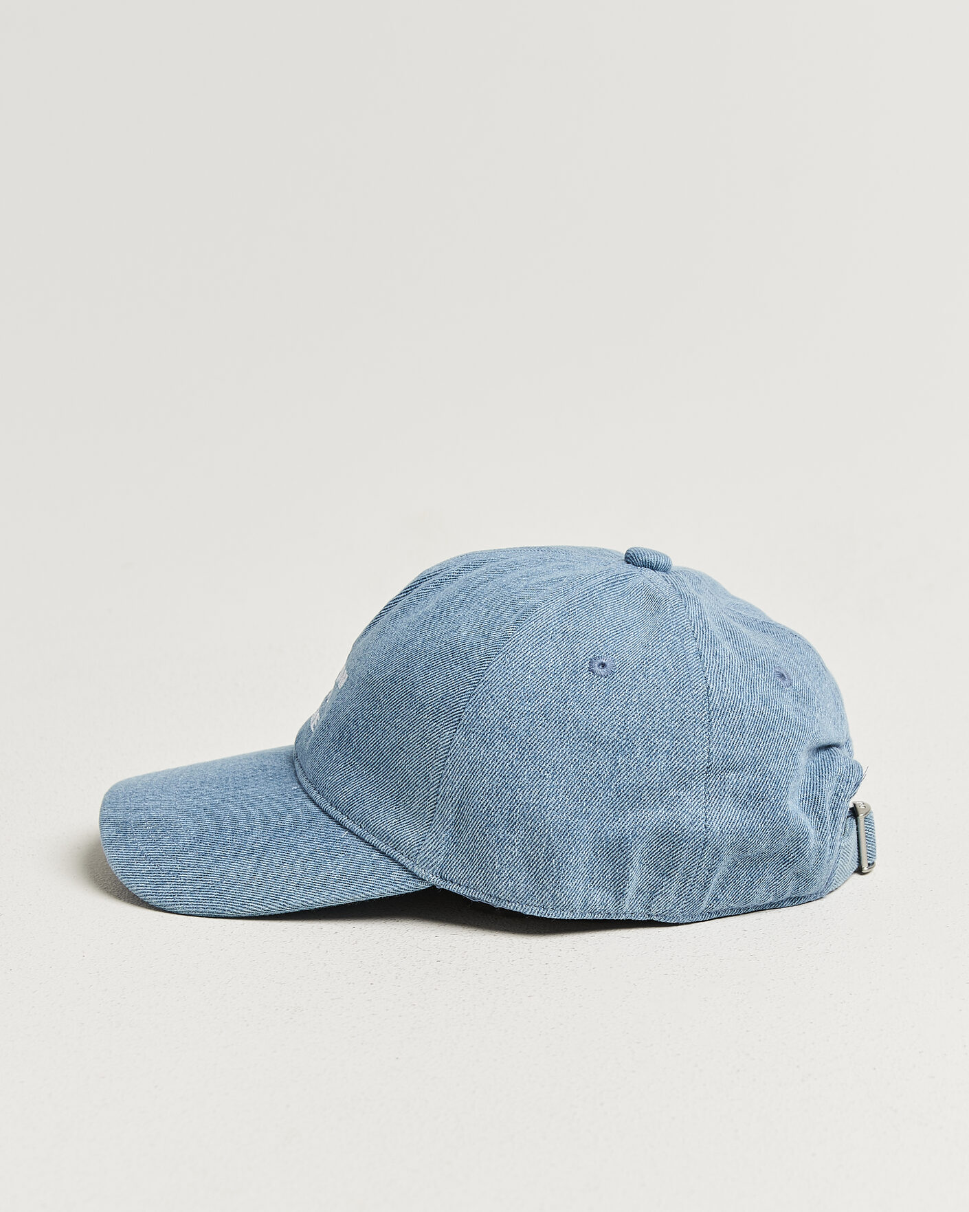 Mies | Päähineet | Drôle de Monsieur | Slogan Denim Baseball Cap Blue