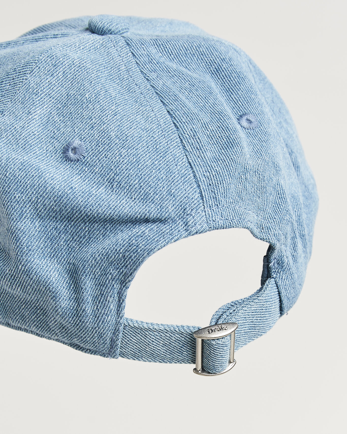 Mies | Päähineet | Drôle de Monsieur | Slogan Denim Baseball Cap Blue