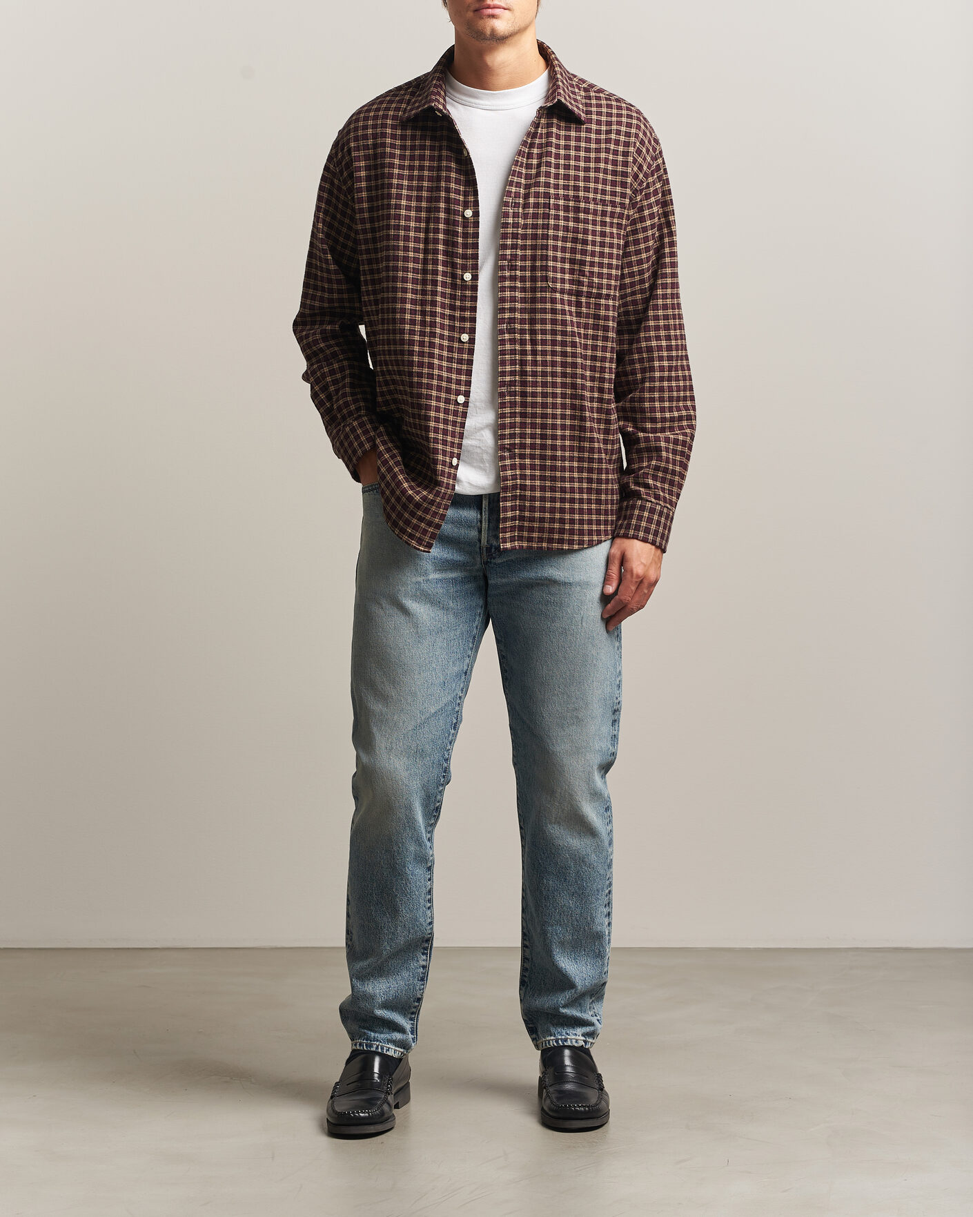Mies | Farkut | EDWIN | Regular Tapered Rainbow Selvage Jeans Light Used