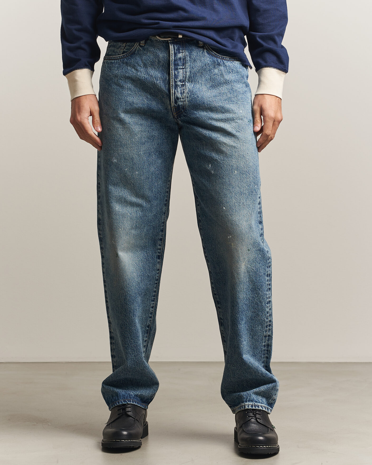 Mies | Housut | EDWIN | Loose Straight Rainbow Selvage Jeans Mid Used