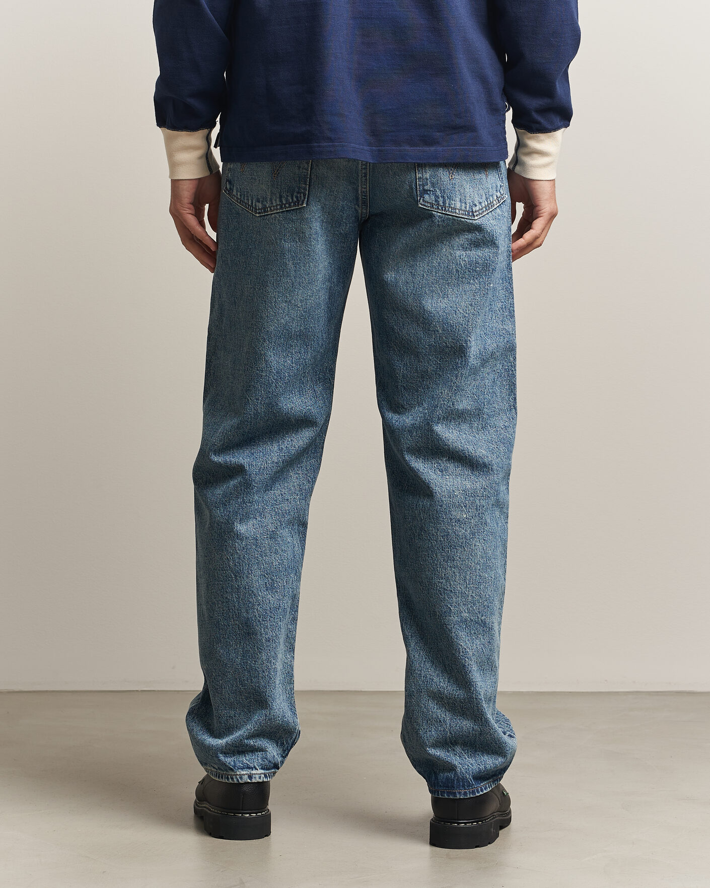 Mies | Housut | EDWIN | Loose Straight Rainbow Selvage Jeans Mid Used
