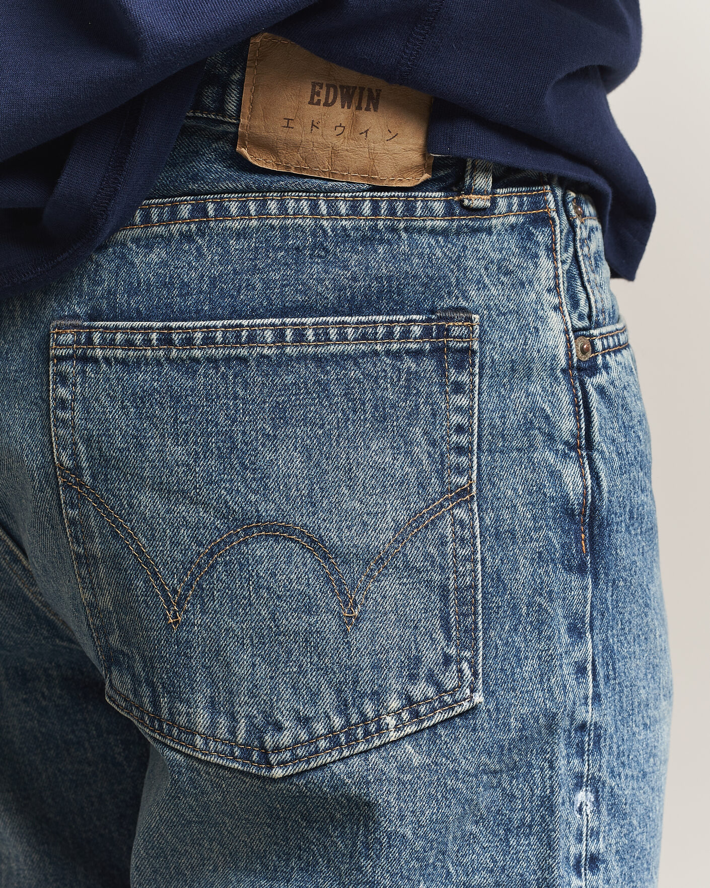Mies | Housut | EDWIN | Loose Straight Rainbow Selvage Jeans Mid Used