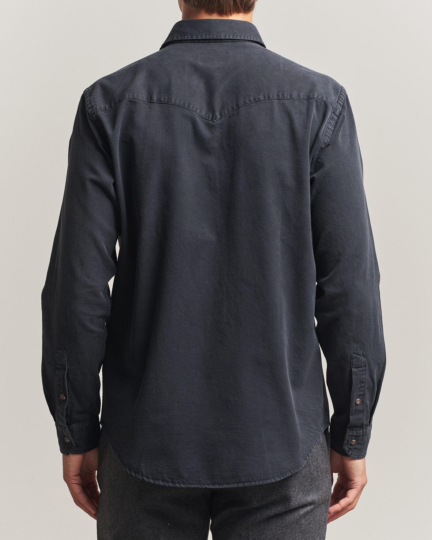 Mies | Kauluspaidat | Eton | Indigo Western Shirt Black