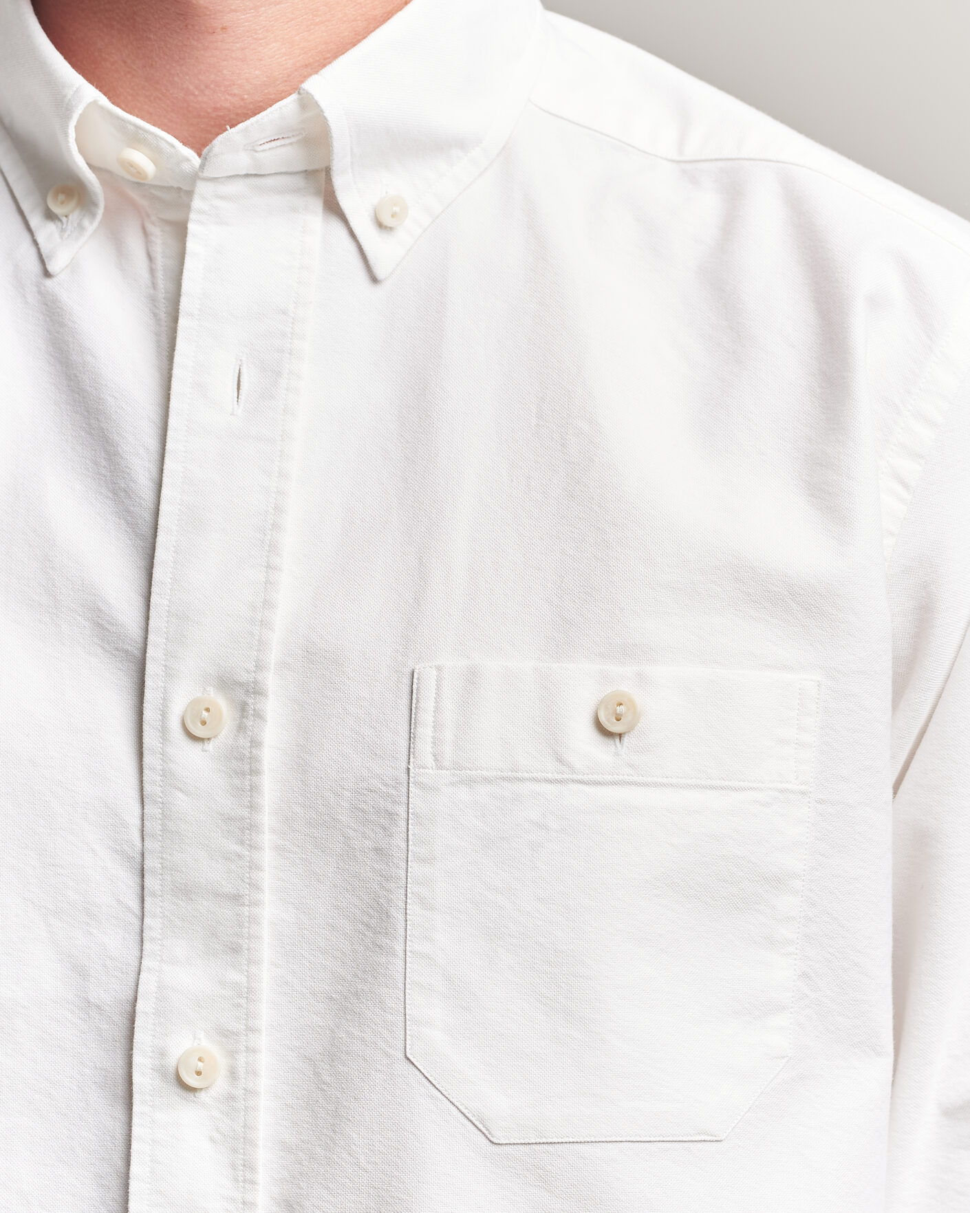 Mies | Kauluspaidat | Eton | Regular Fit Ivy Oxford Shirt White