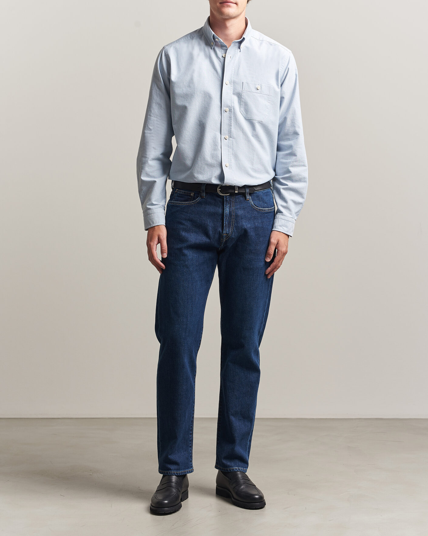 Mies | Kauluspaidat | Eton | Regular Fit Ivy Oxford Shirt Light Blue