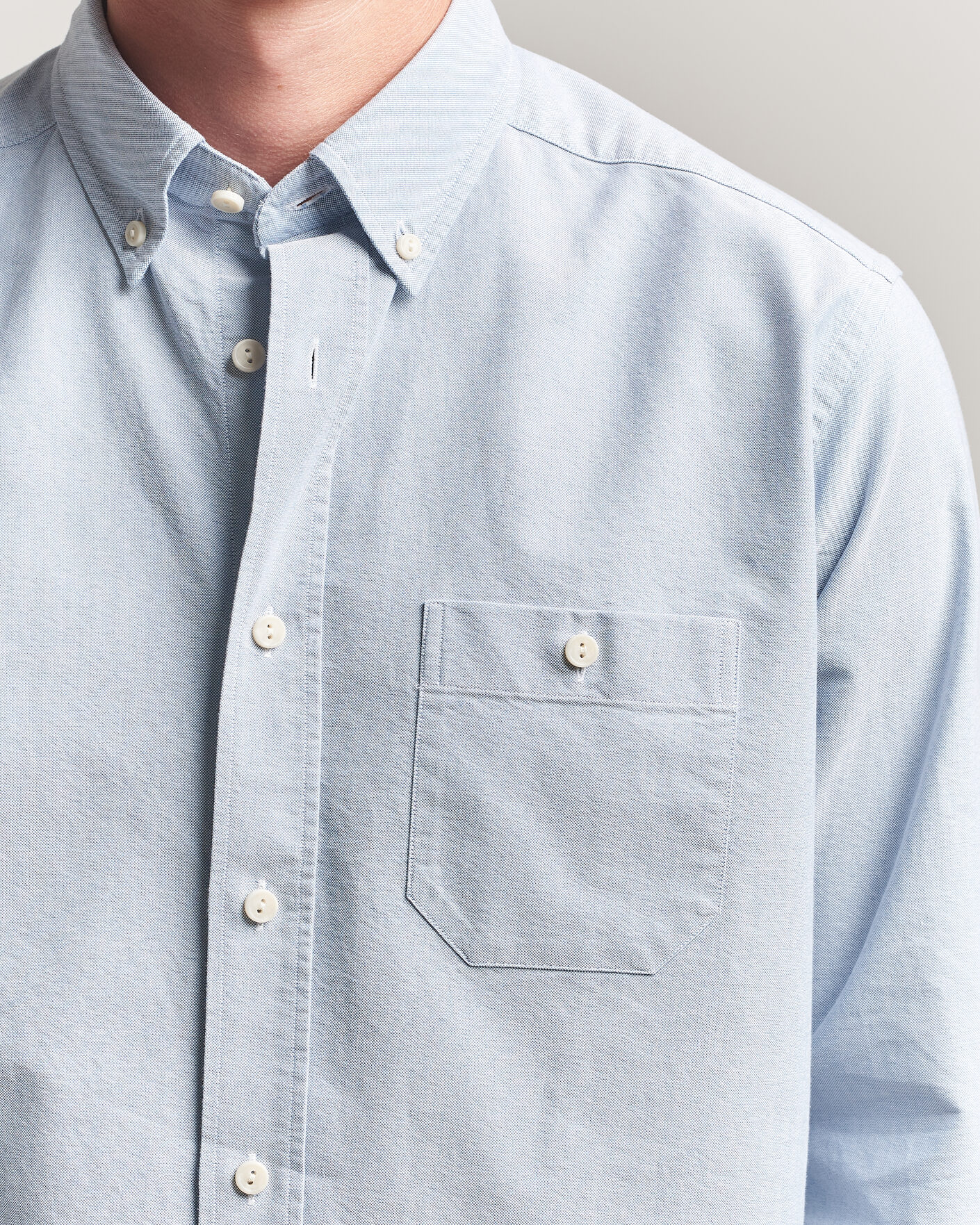 Mies | Kauluspaidat | Eton | Regular Fit Ivy Oxford Shirt Light Blue