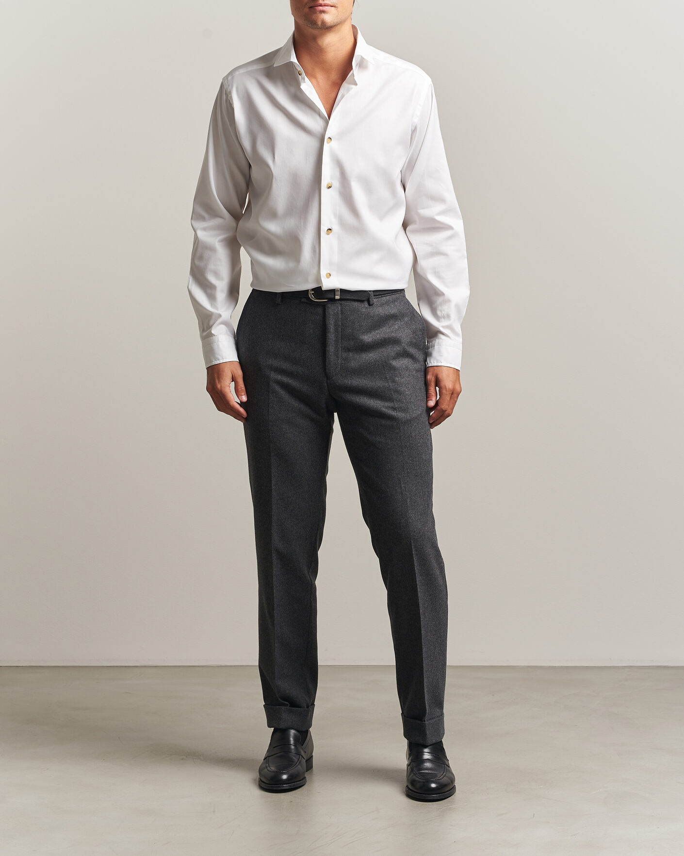 Mies | Kauluspaidat | Eton | Signature Oxford Shirt White