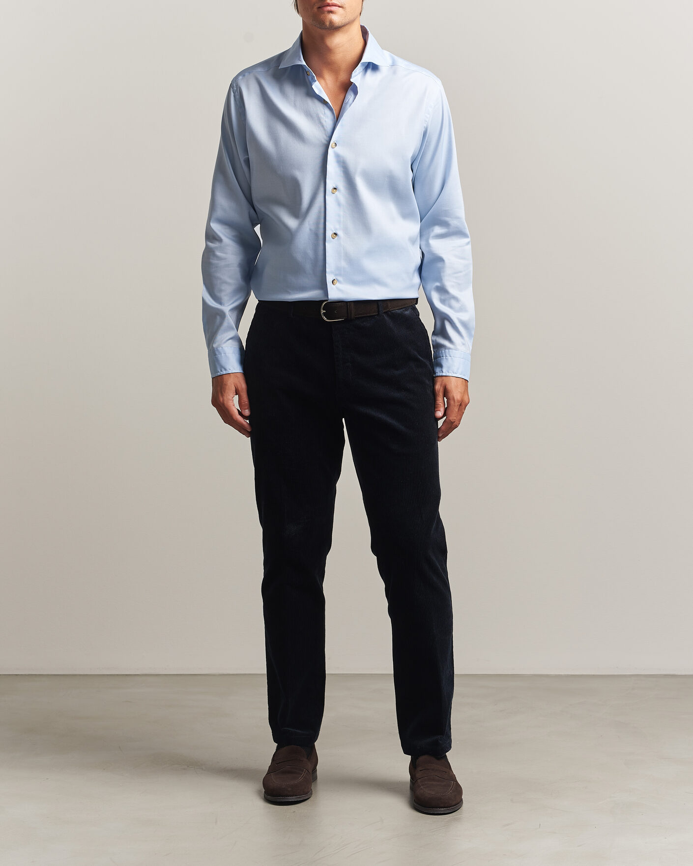 Mies | Kauluspaidat | Eton | Signature Oxford Shirt Light Blue
