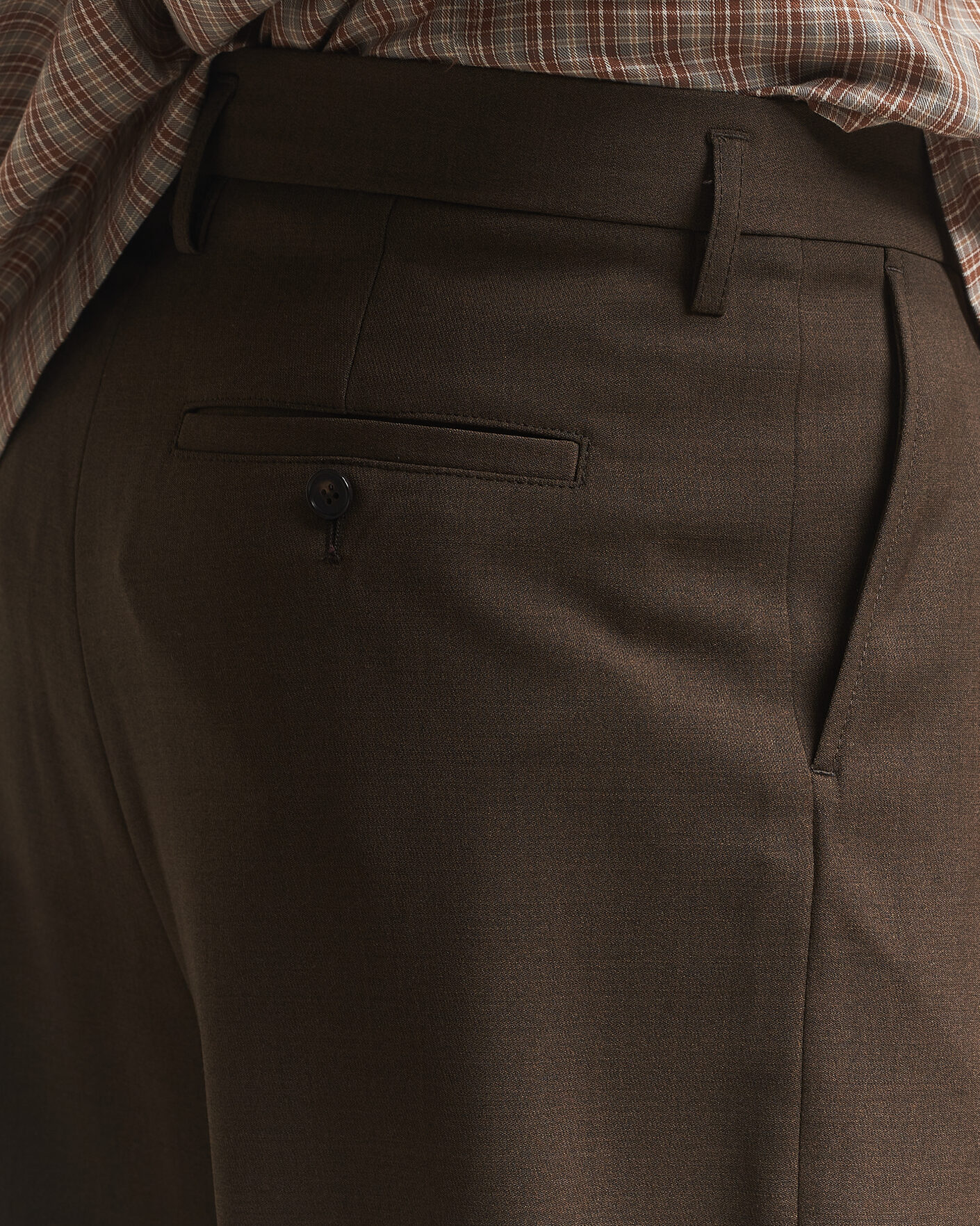 Mies | Housut | Filippa K | Milo Wide Wool Trousers Walnut Brown